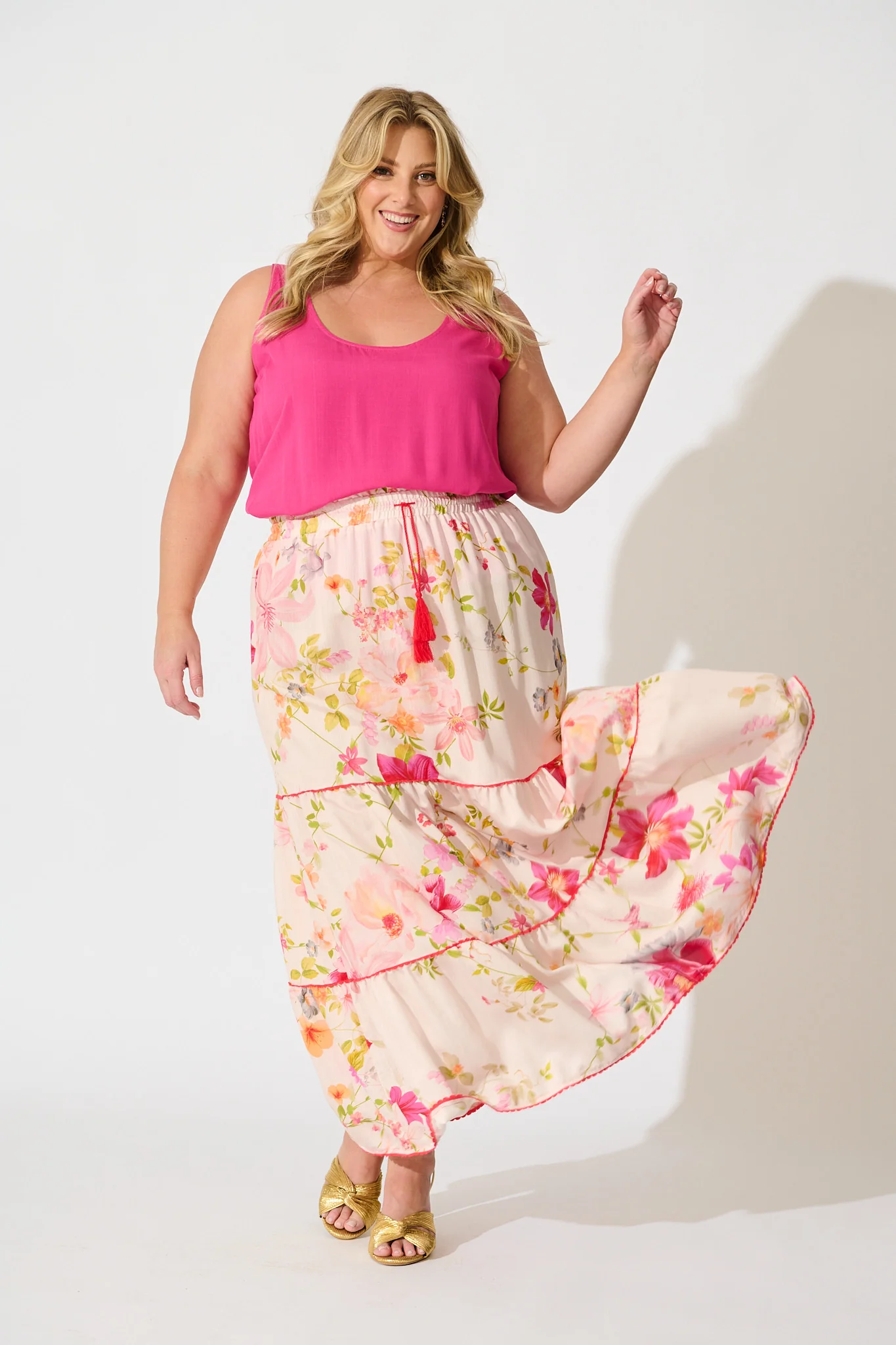Genova Top in Hot Pink - Image 6