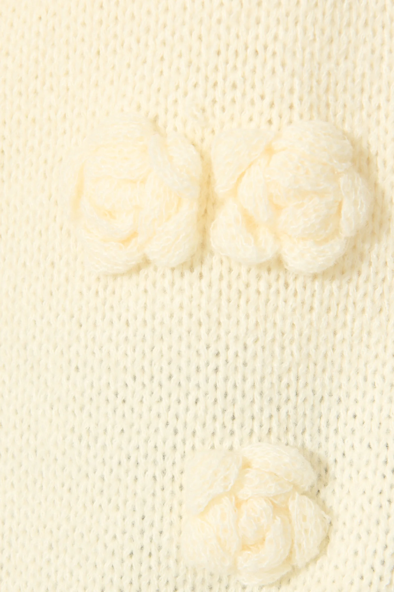 Hana Knit Cardigan in Cream Wool Blend - Image 6