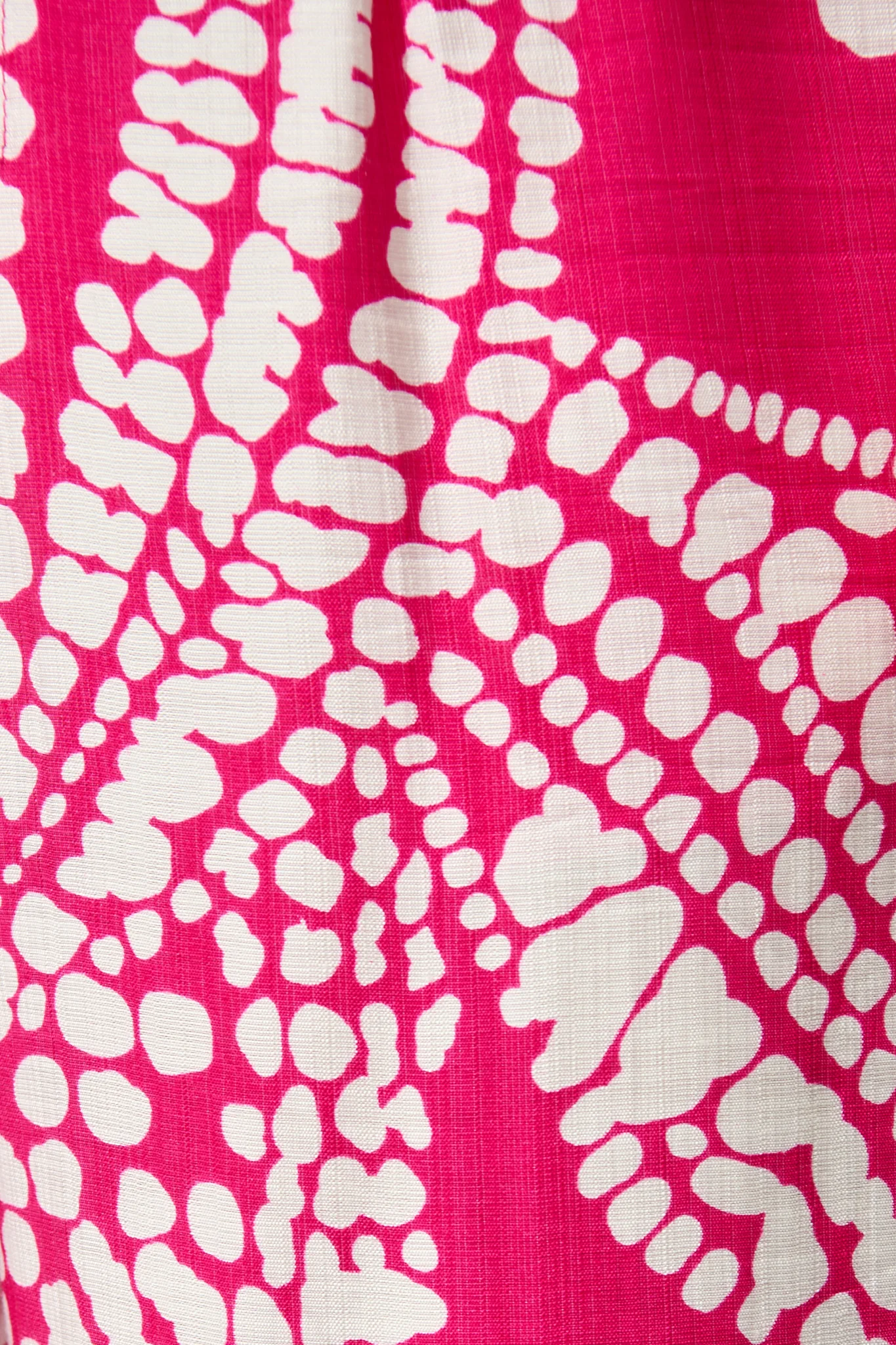 Harper Pant in Magenta with White Print - Image 6