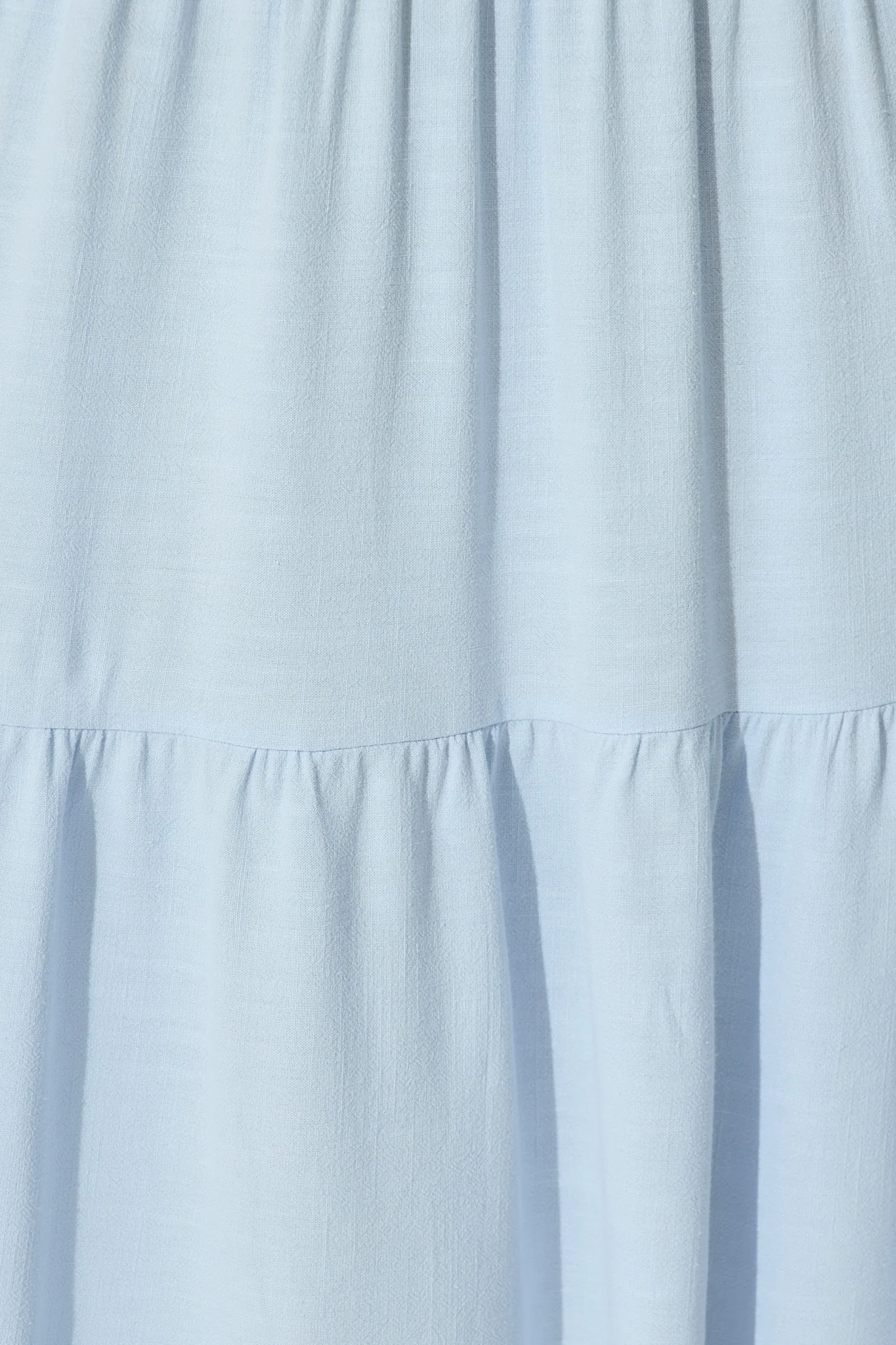 Heavenly Midi Sundress In Blue Linen Blend - Image 6
