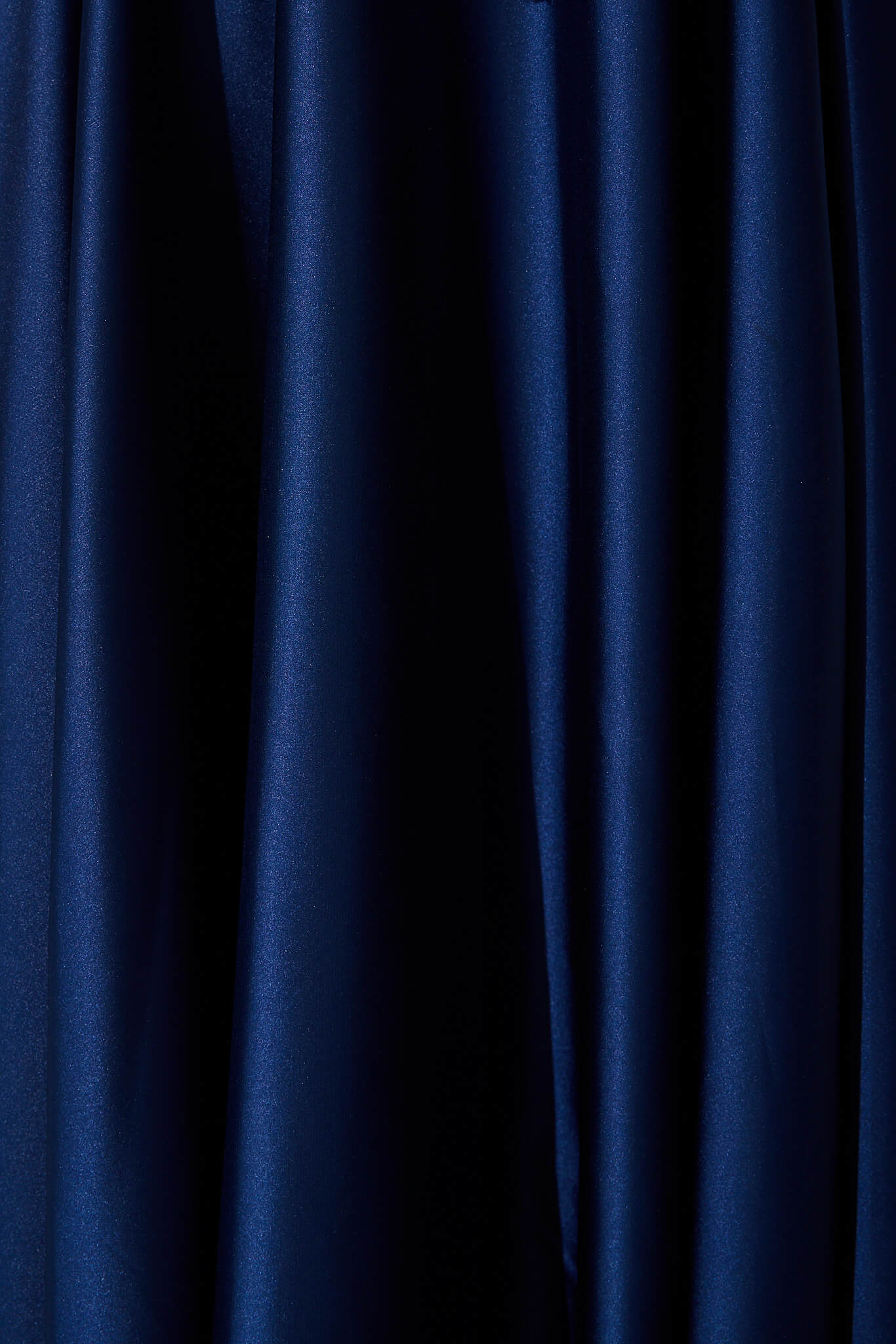 Helsinki Maxi Dress In Navy Satin - Image 12