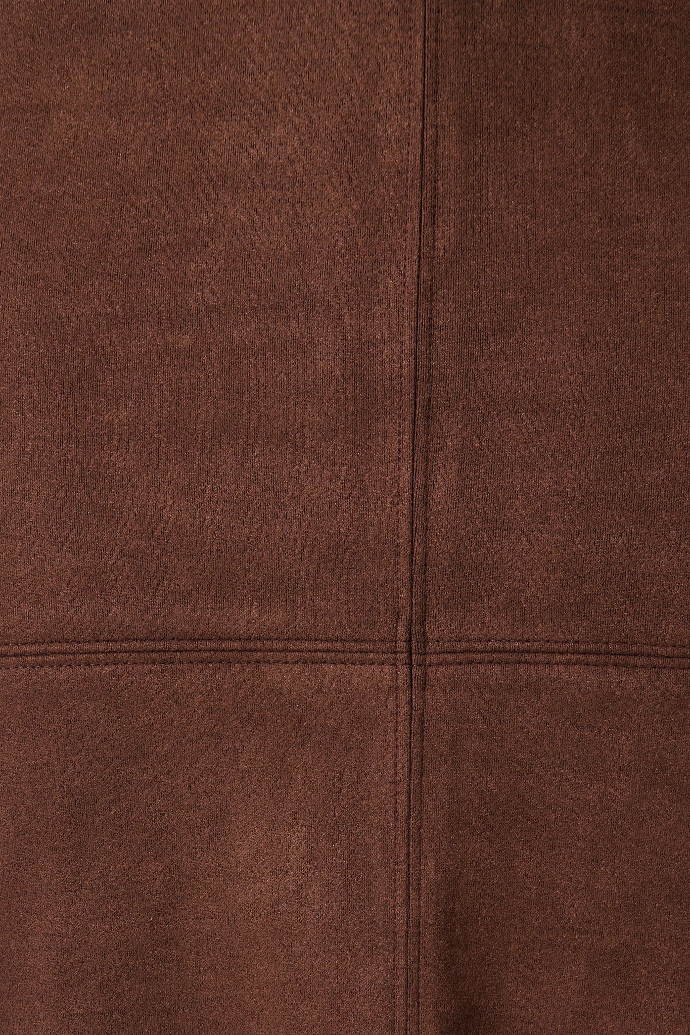 Hold Tight Midi Skirt in Brown Suedette - Image 6