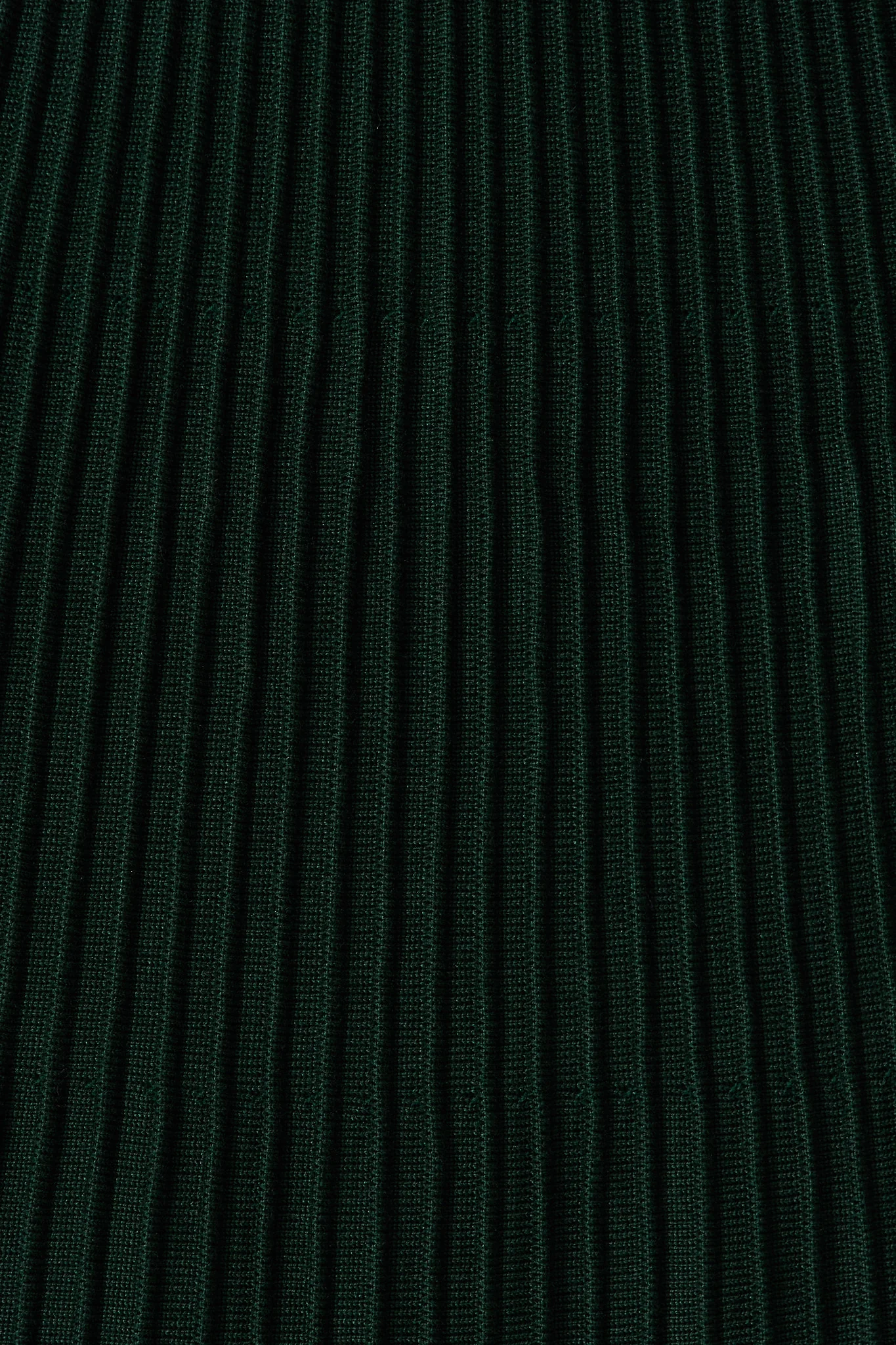 Honeycup Knit Skirt In Emerald Green Cotton Blend - Image 9