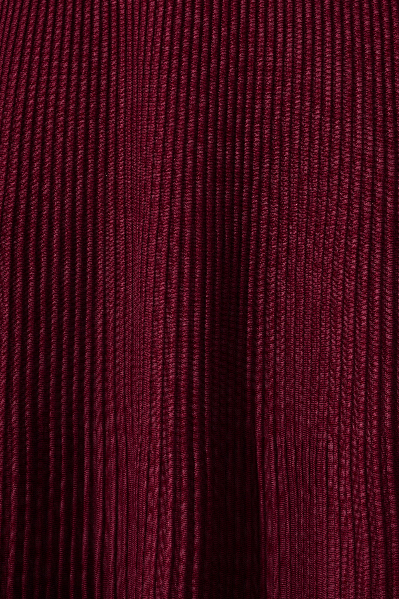 Honeycup Knit Skirt In Wine Cotton Blend - Image 9