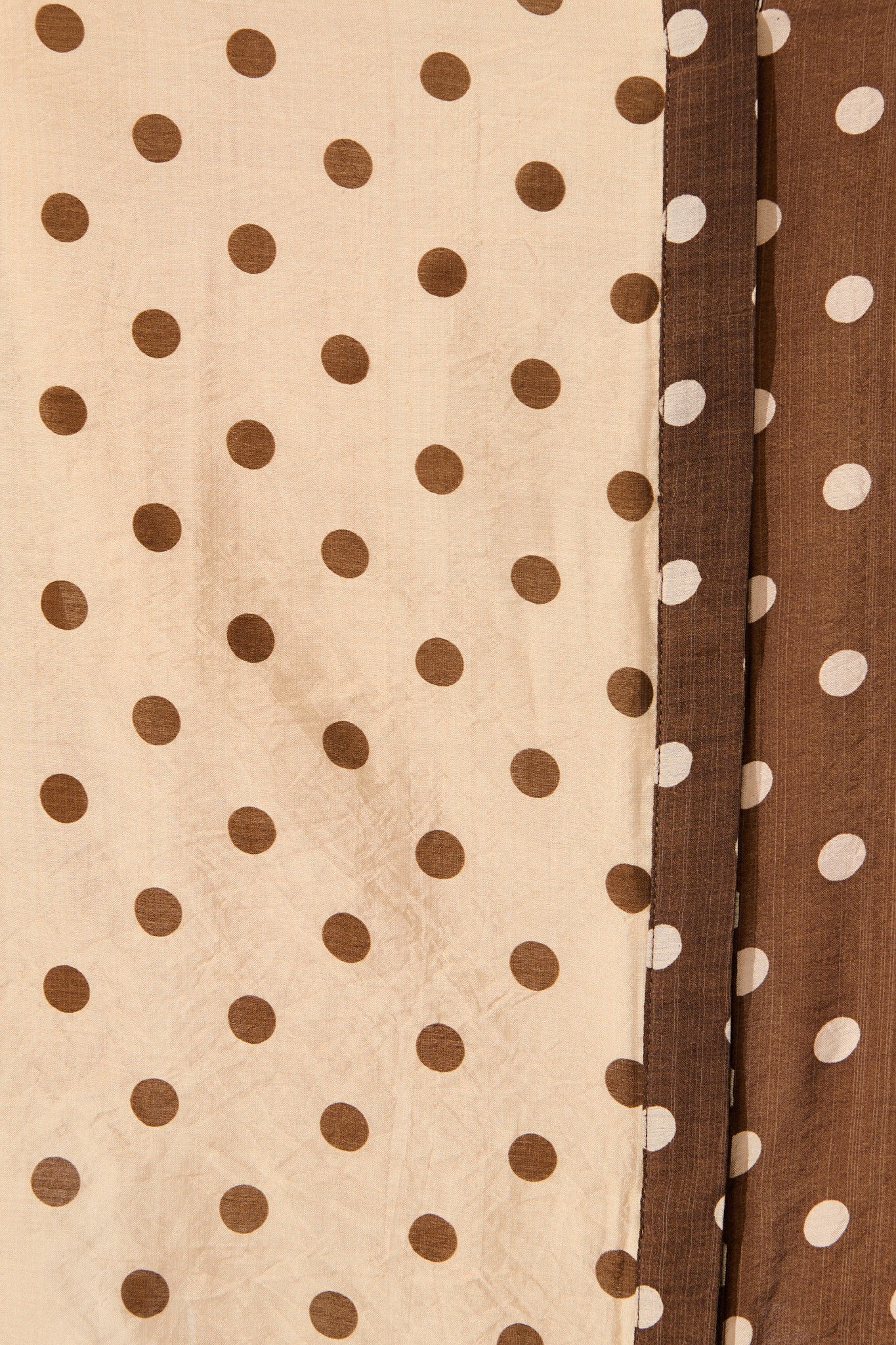 Isley Midi Shirt Dress in Multi Brown Polka Dot - Image 6