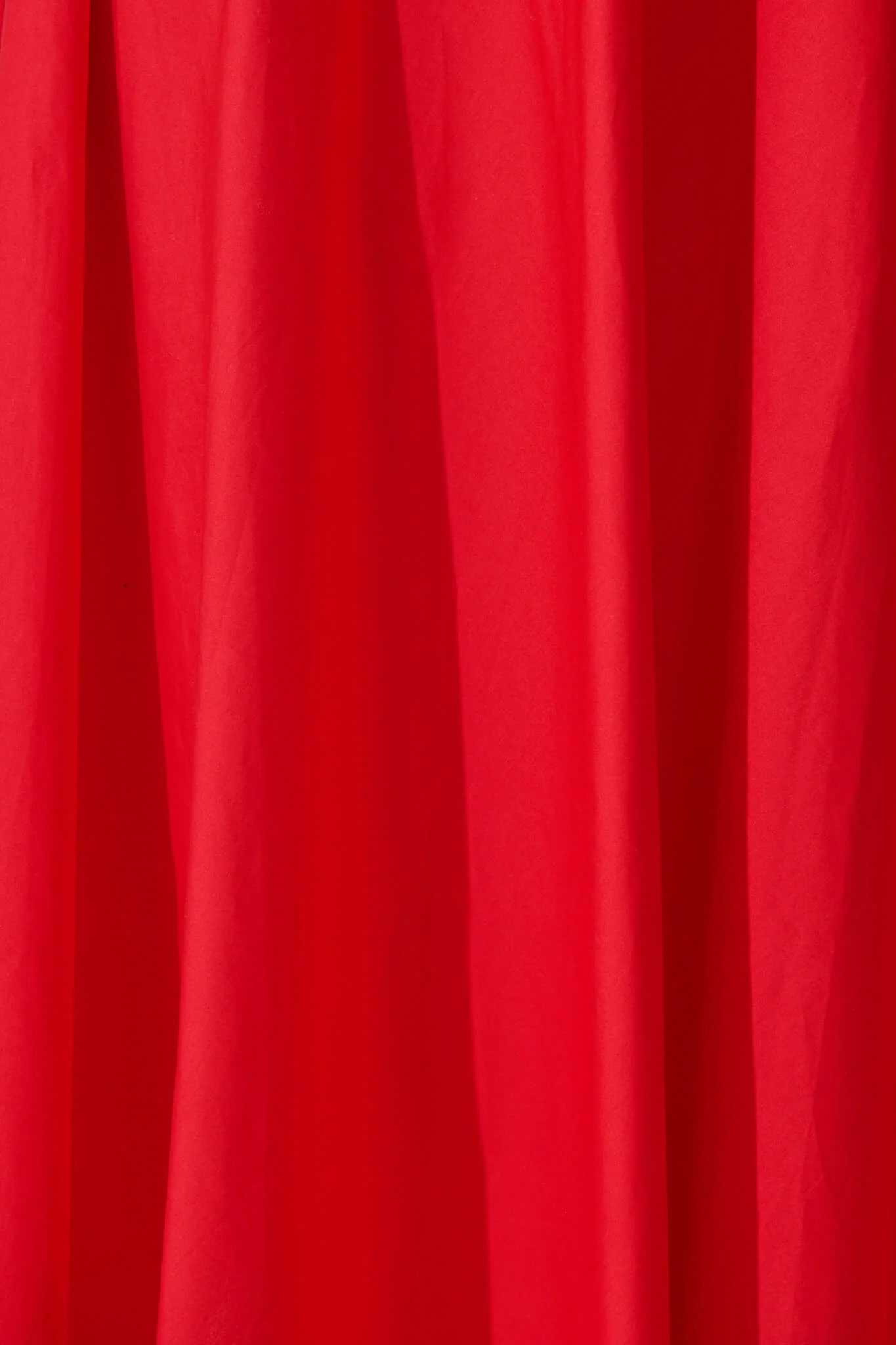 Ivy Midi Skirt In Red Cotton - Image 6