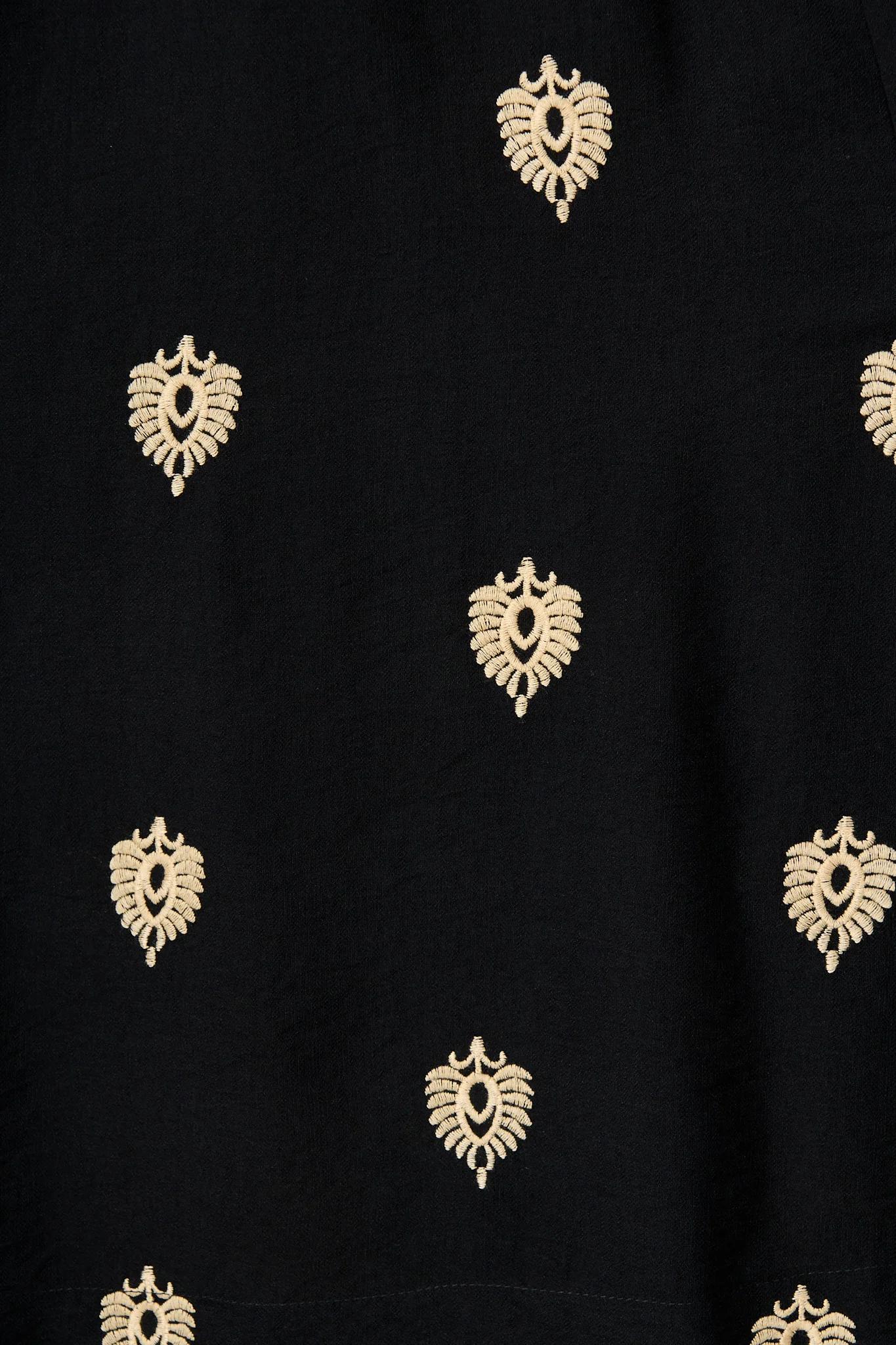 Janelle Midi Dress in Black Embroidery - Image 6