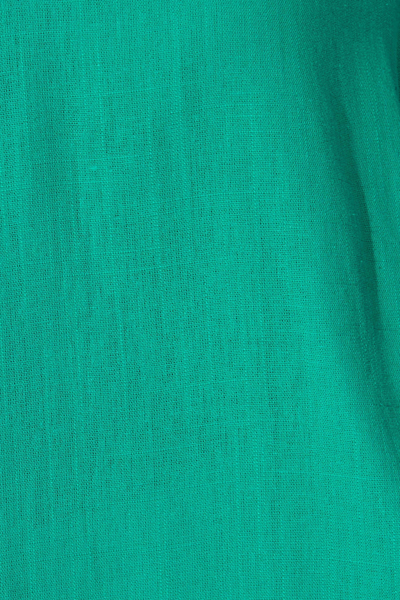 Jasper Top In Teal Linen Blend - Image 6
