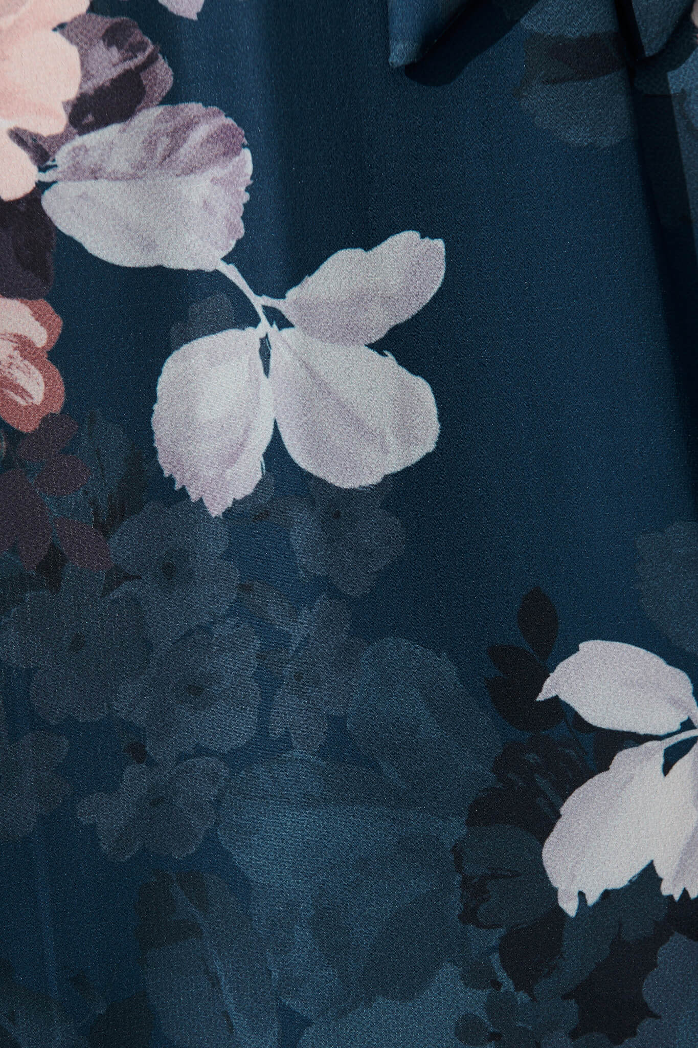 Jemimah Midi Dress In Teal With Blush Floral Print - Image 6