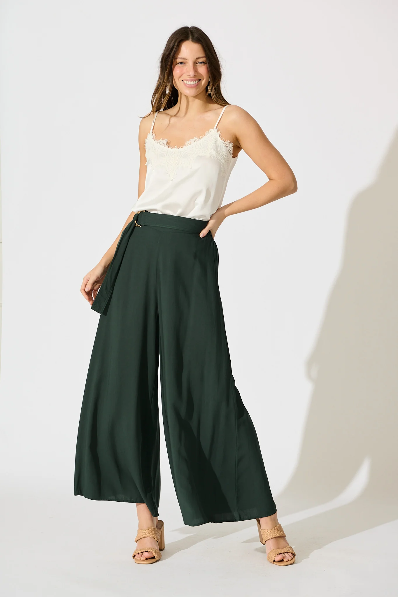 Jewel Mist Pant in Emerald - Image 4