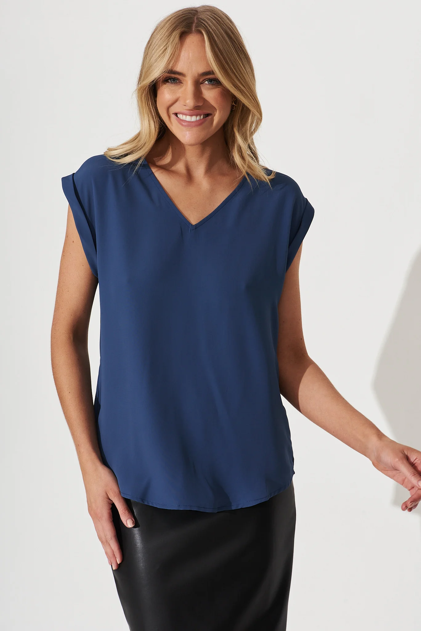 Jina Top In Blue - Image 2