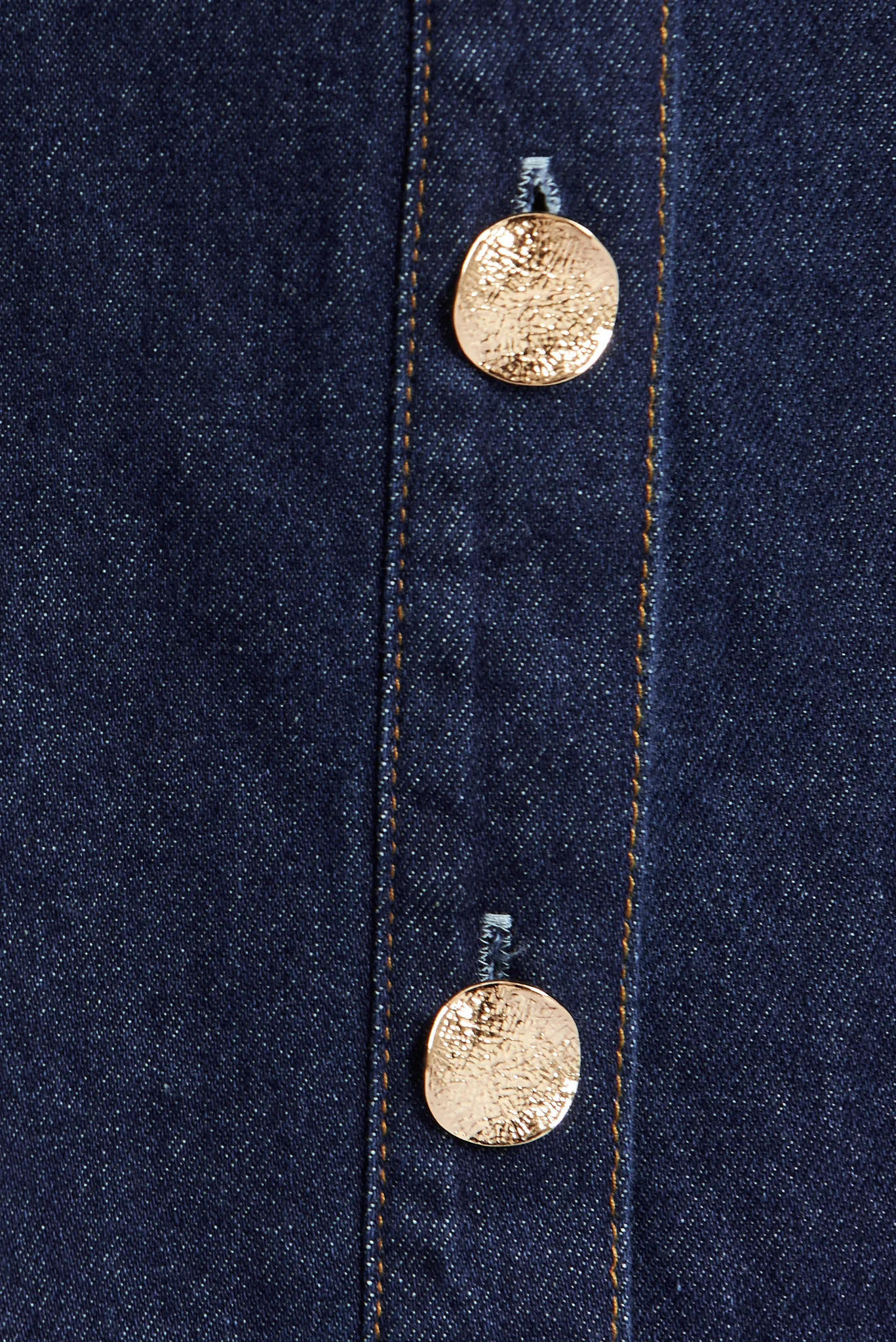 Judith Maxi Denim Skirt In Dark Blue - Image 10