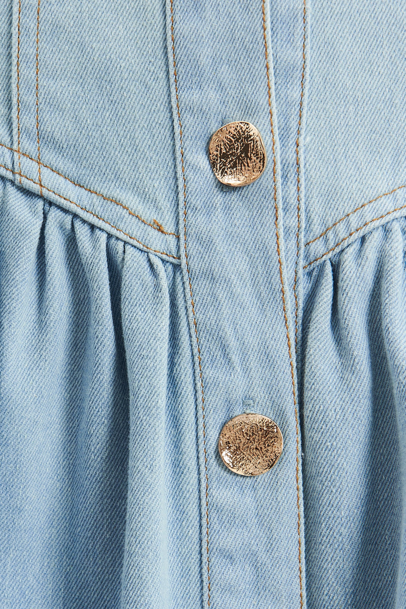 Judith Maxi Denim Skirt In Light Blue - Image 7