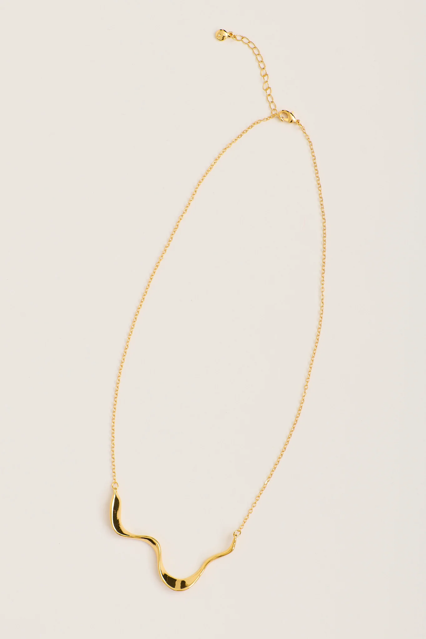 Kaia Molten Necklace in Gold