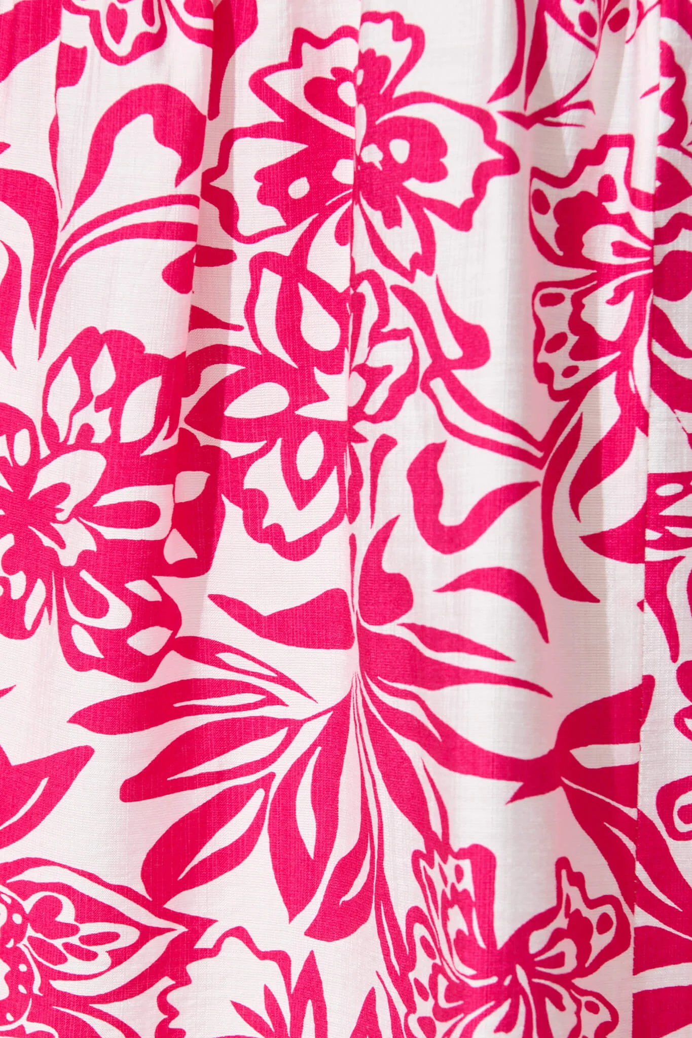 Kristianne Midi Dress In White With Pink Floral - Image 6