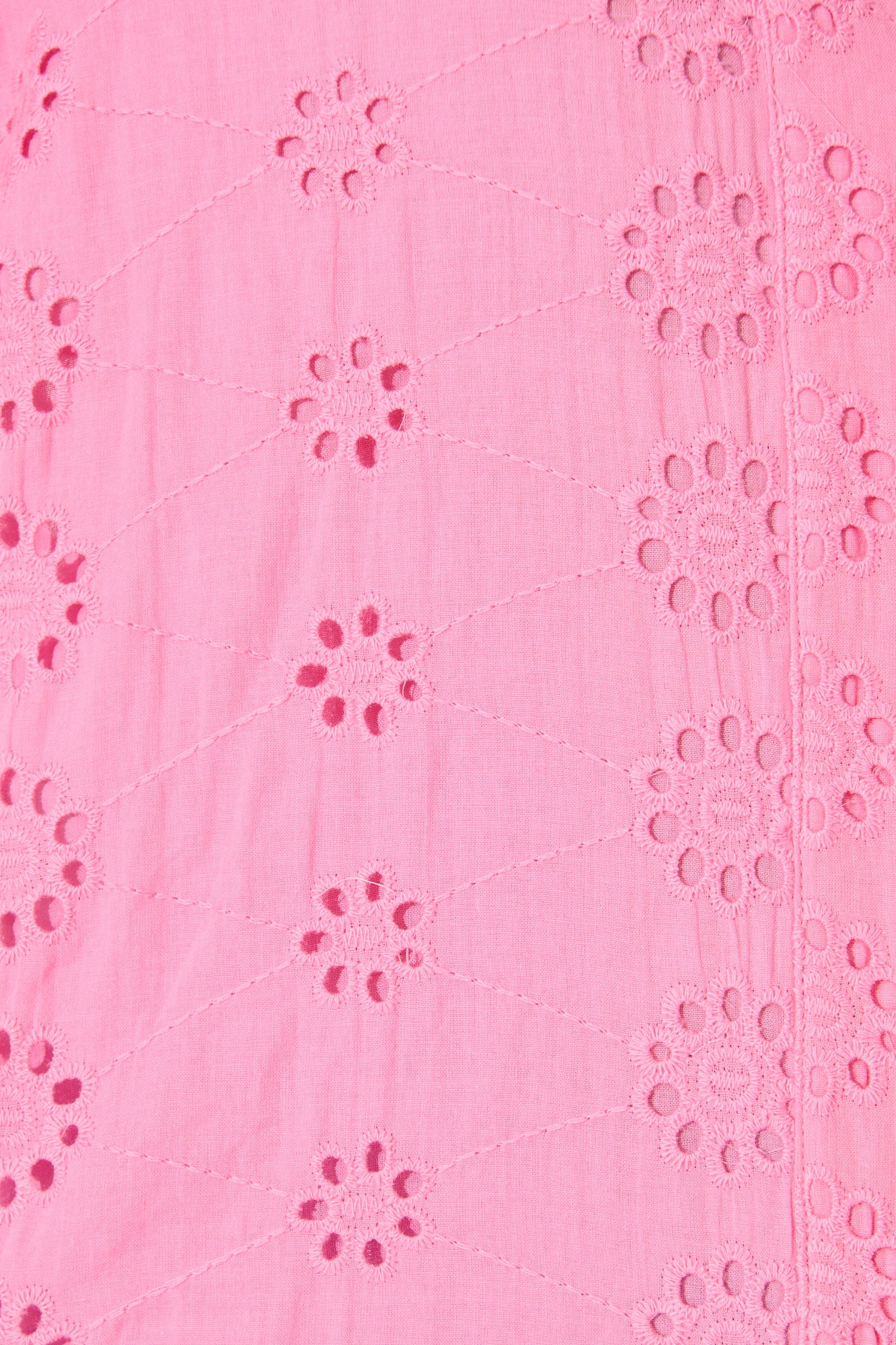 Krizza Top In Pink Embroidered Cotton - Image 6