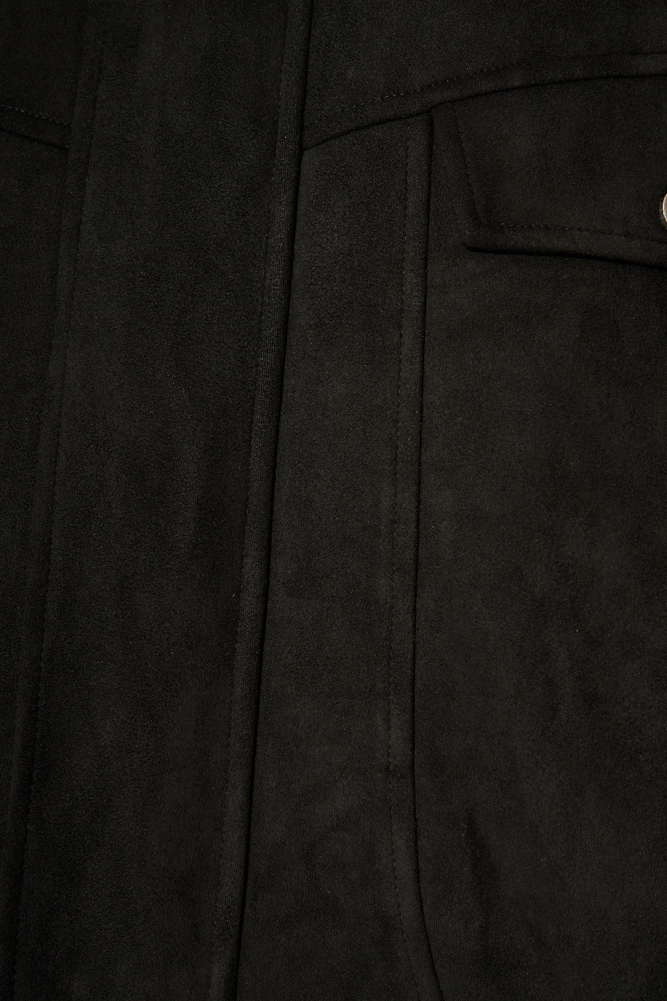 Laney Jacket in Black Suedette - Image 6