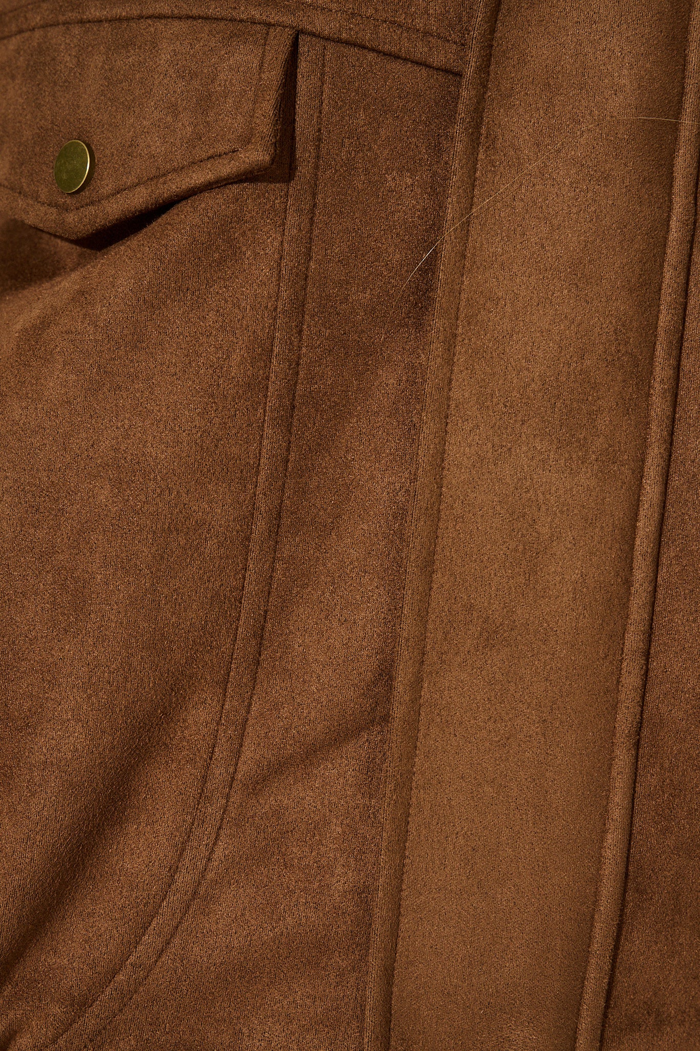 Laney Jacket in Tan Suedette - Image 6