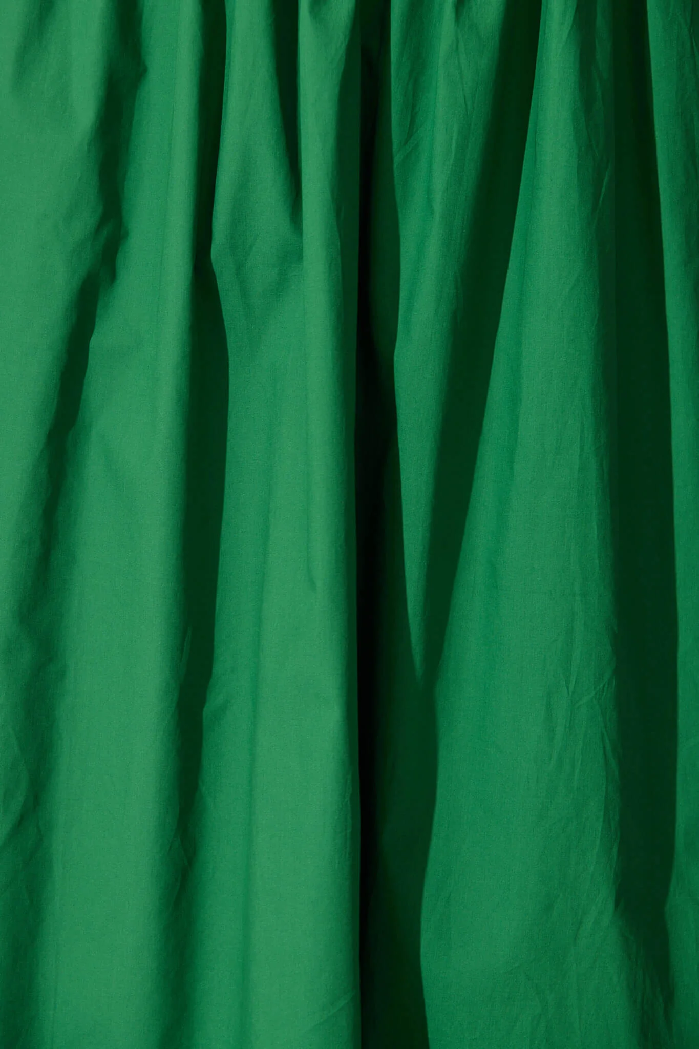 Lanna Halter Neck Maxi Dress in Green Cotton - Image 6