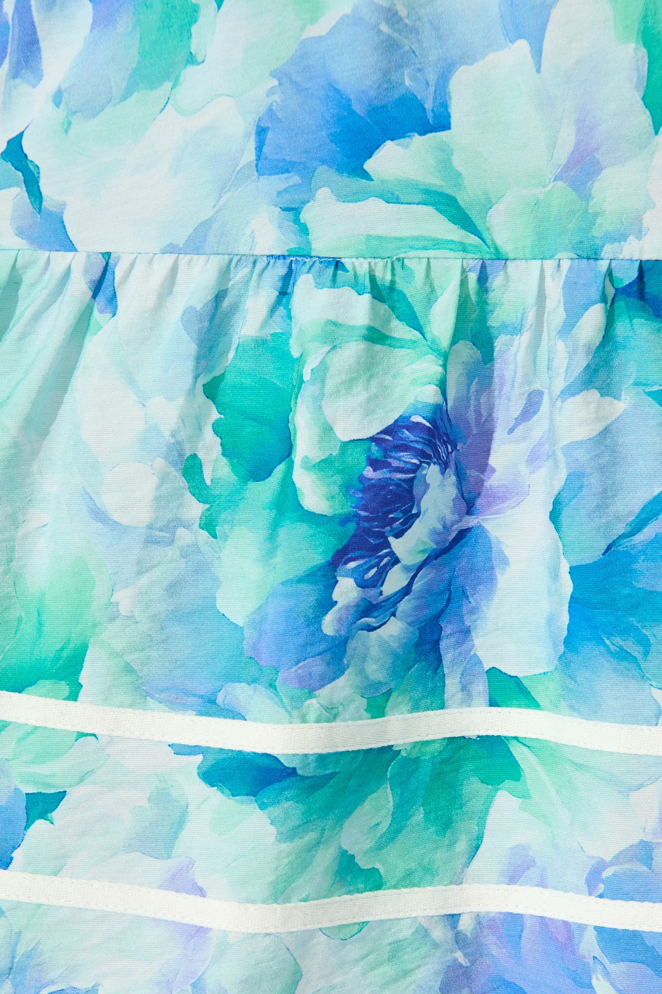 Laoise Shirt Dress in Blue Floral - Image 6