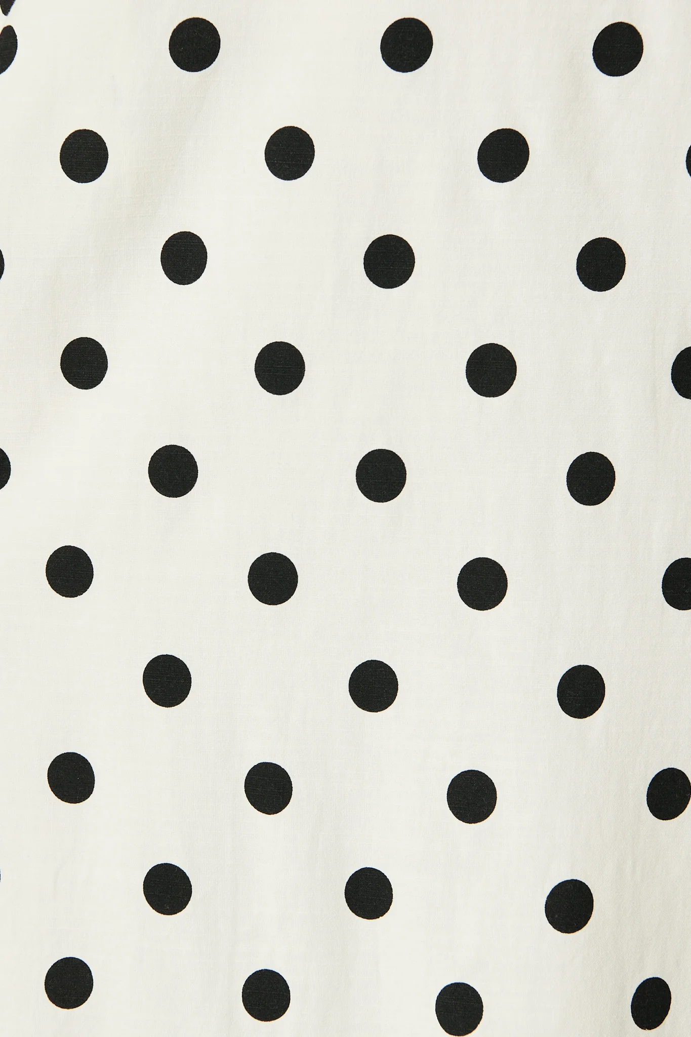 Lauella Maxi Sundress in White with Black Polka Dot Cotton Blend - Image 6