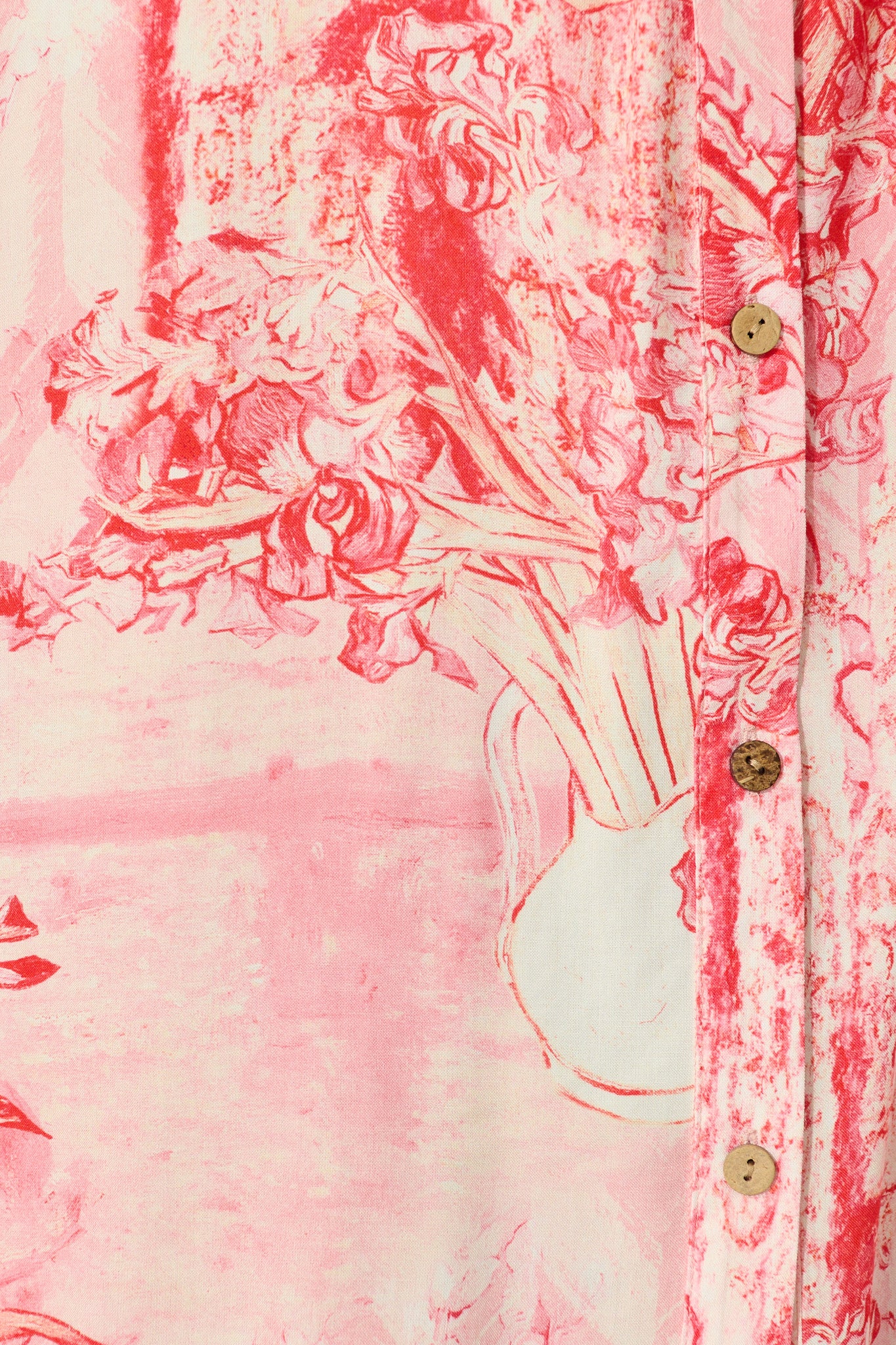 Laverna Shirt Dress in Multi Pink Print - Image 6
