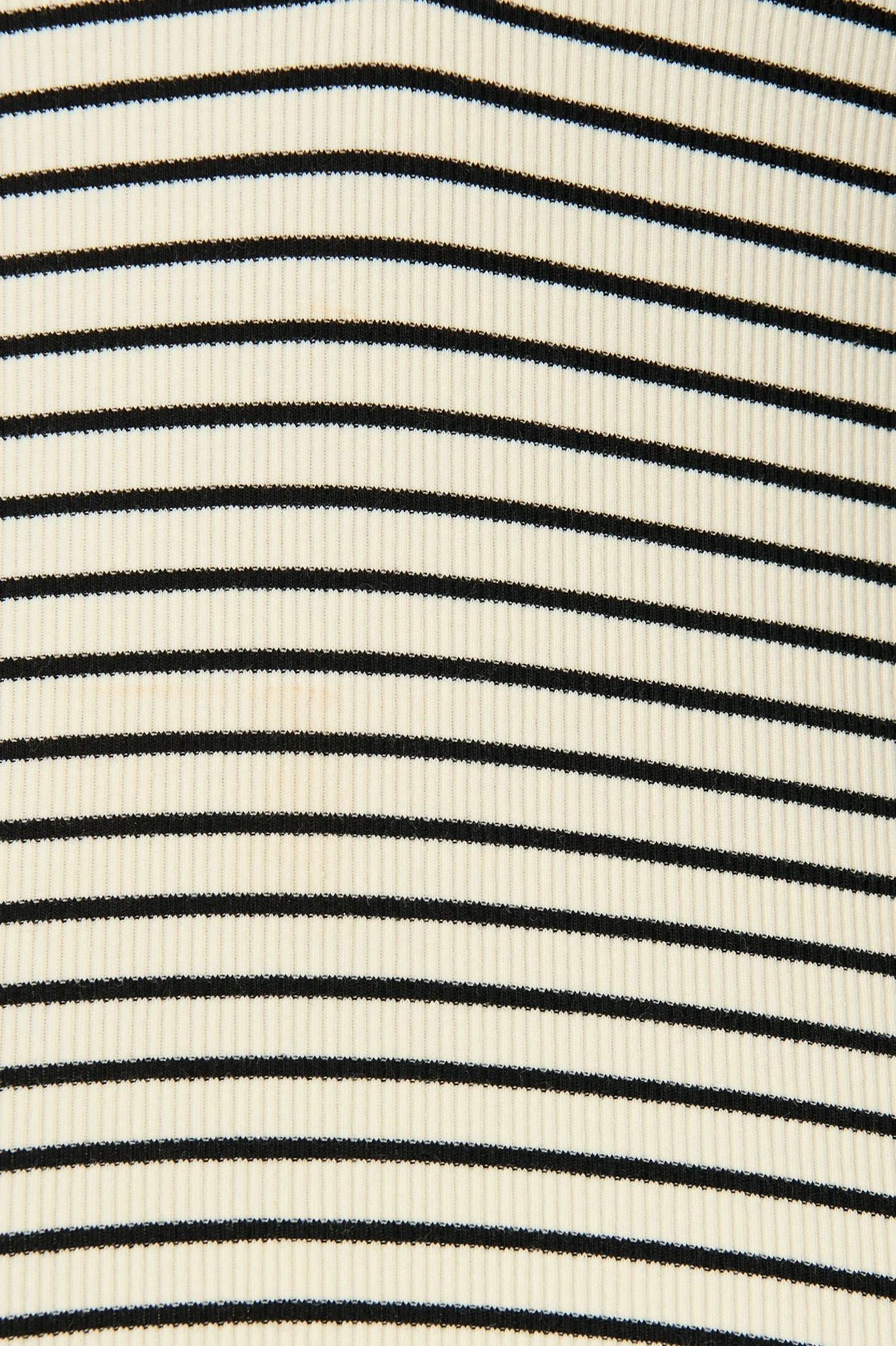 Leighton Top in Cream with Black Stripe Cotton Blend - Image 6