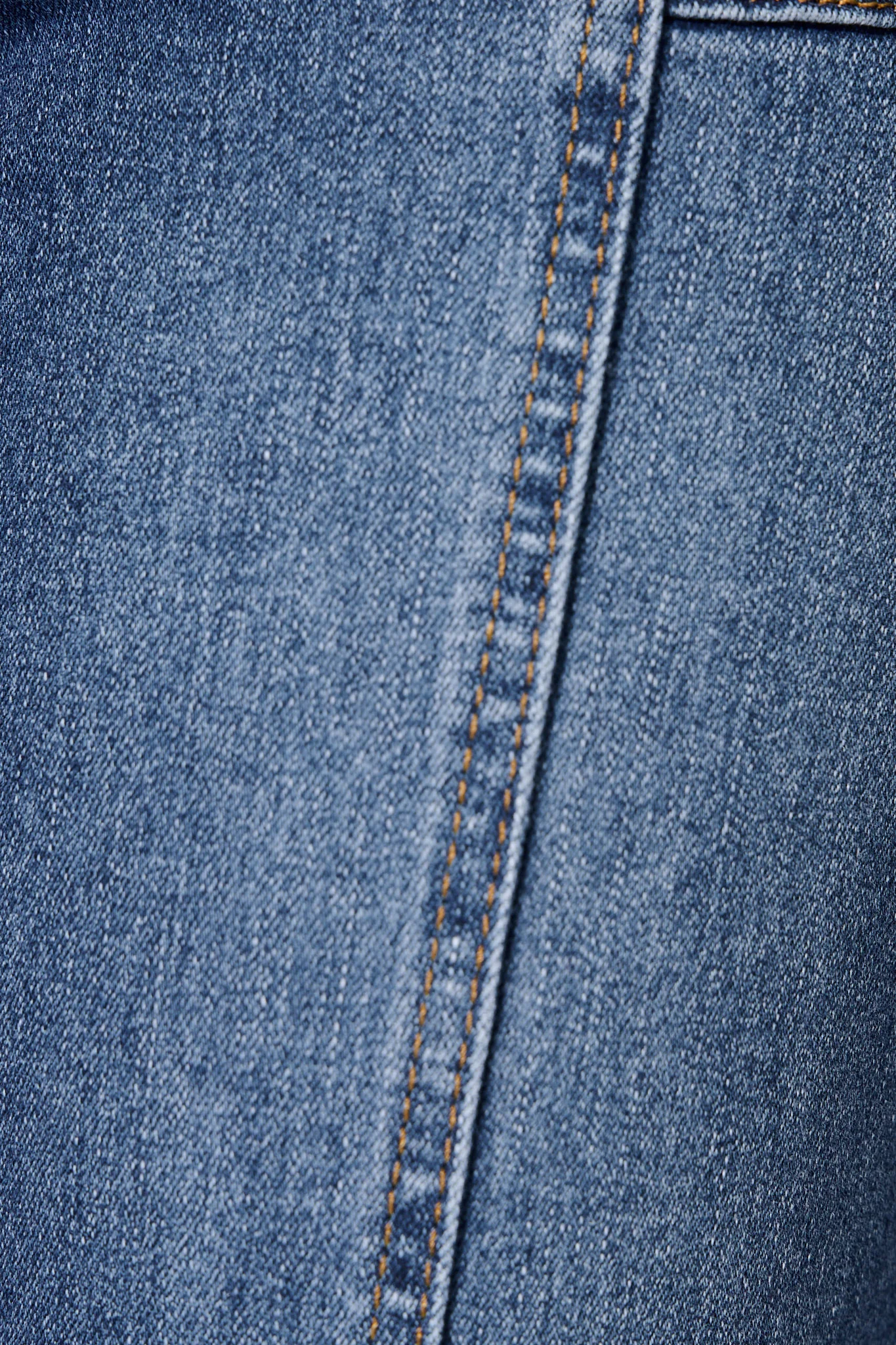Leonie High Rise Straight Leg Jean in Mid Blue Denim - Image 6