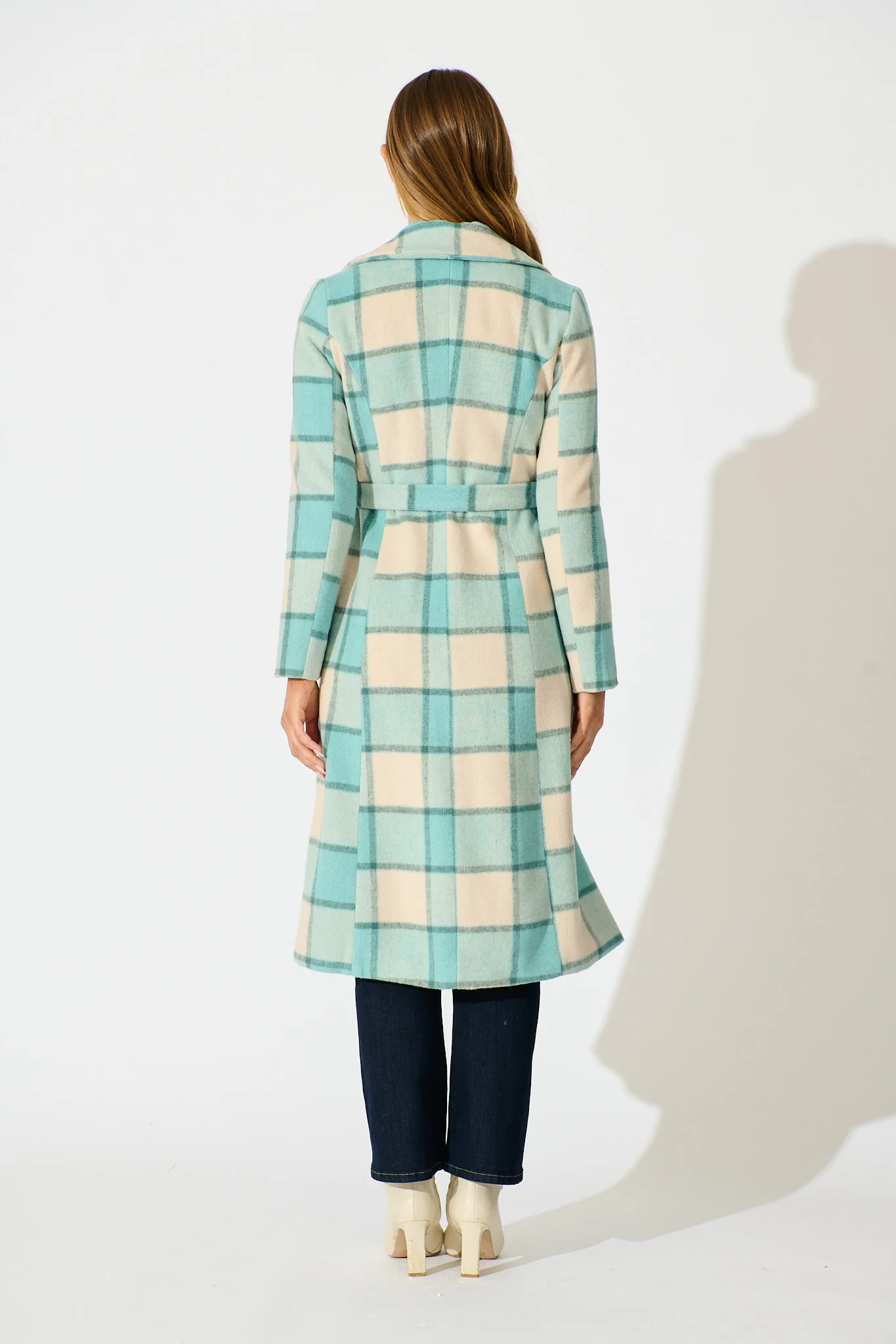 Lexington Coat in Blue Check - Image 4