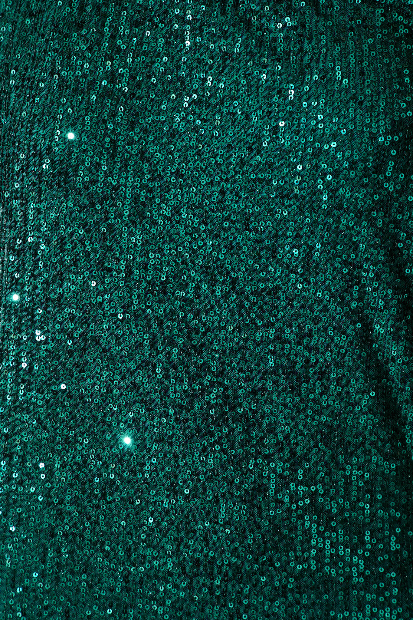 Liana Off Shoulder Top In Emerald Sequin - Image 10