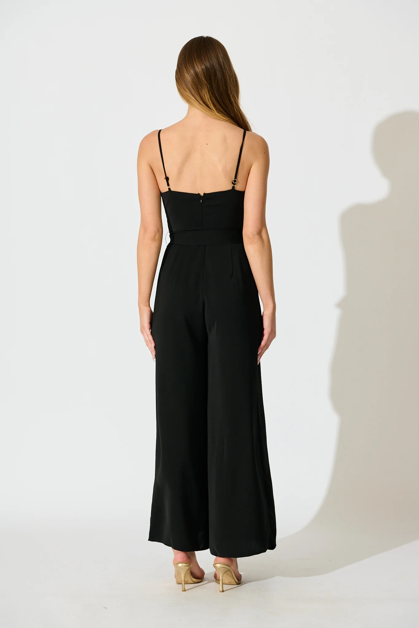 Lilwen Maxi Jumpsuit in Black - Image 4