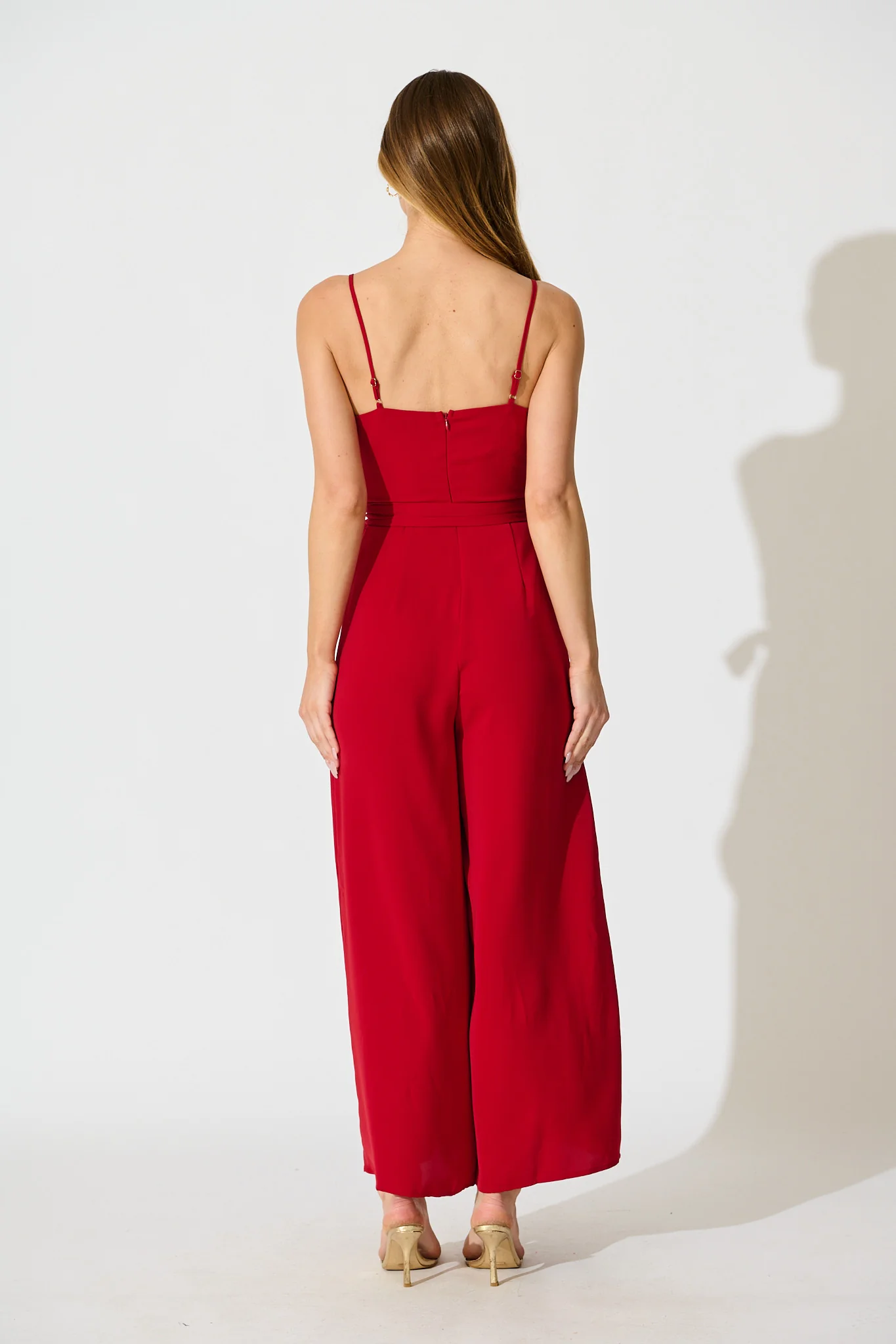 Lilwen Maxi Jumpsuit in Wine - Image 4