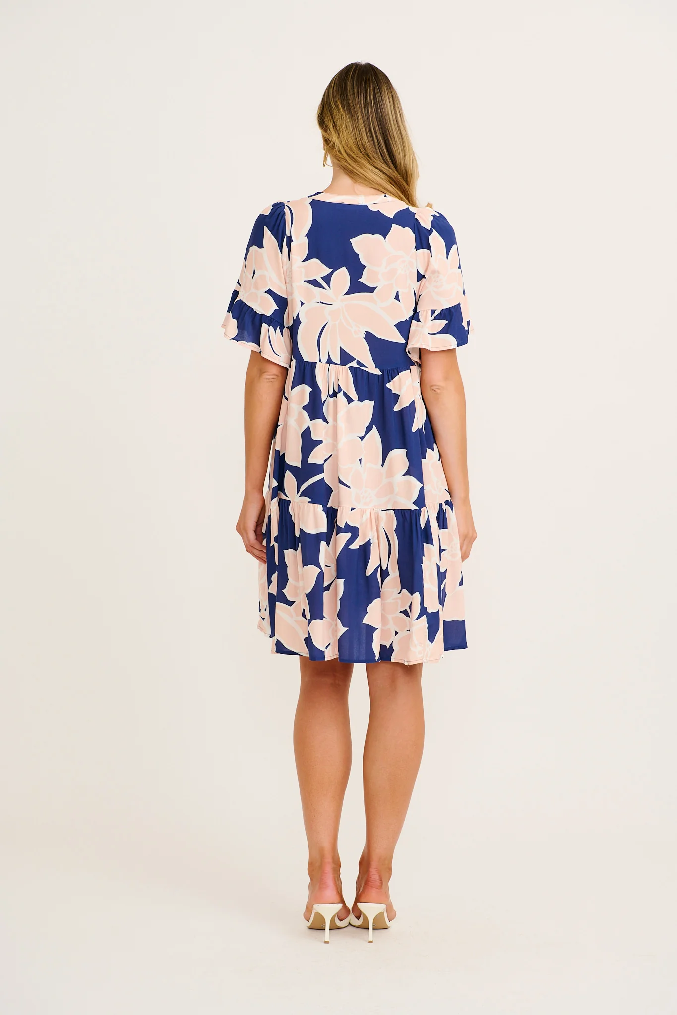 Limited Dress in Navy with Pink Floral - Image 4