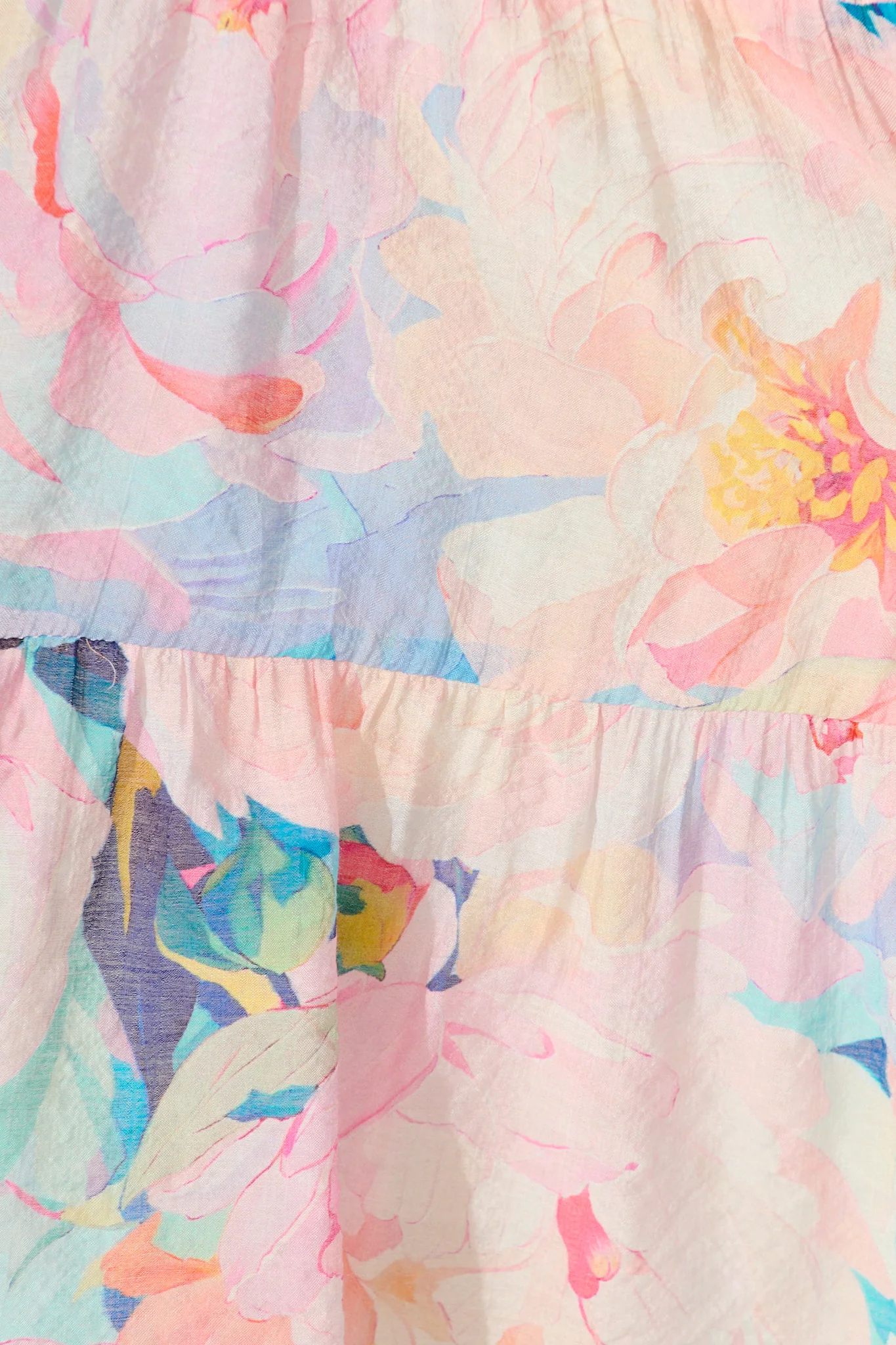 Lissy Dress In Pink With Multi Floral Print - Image 6
