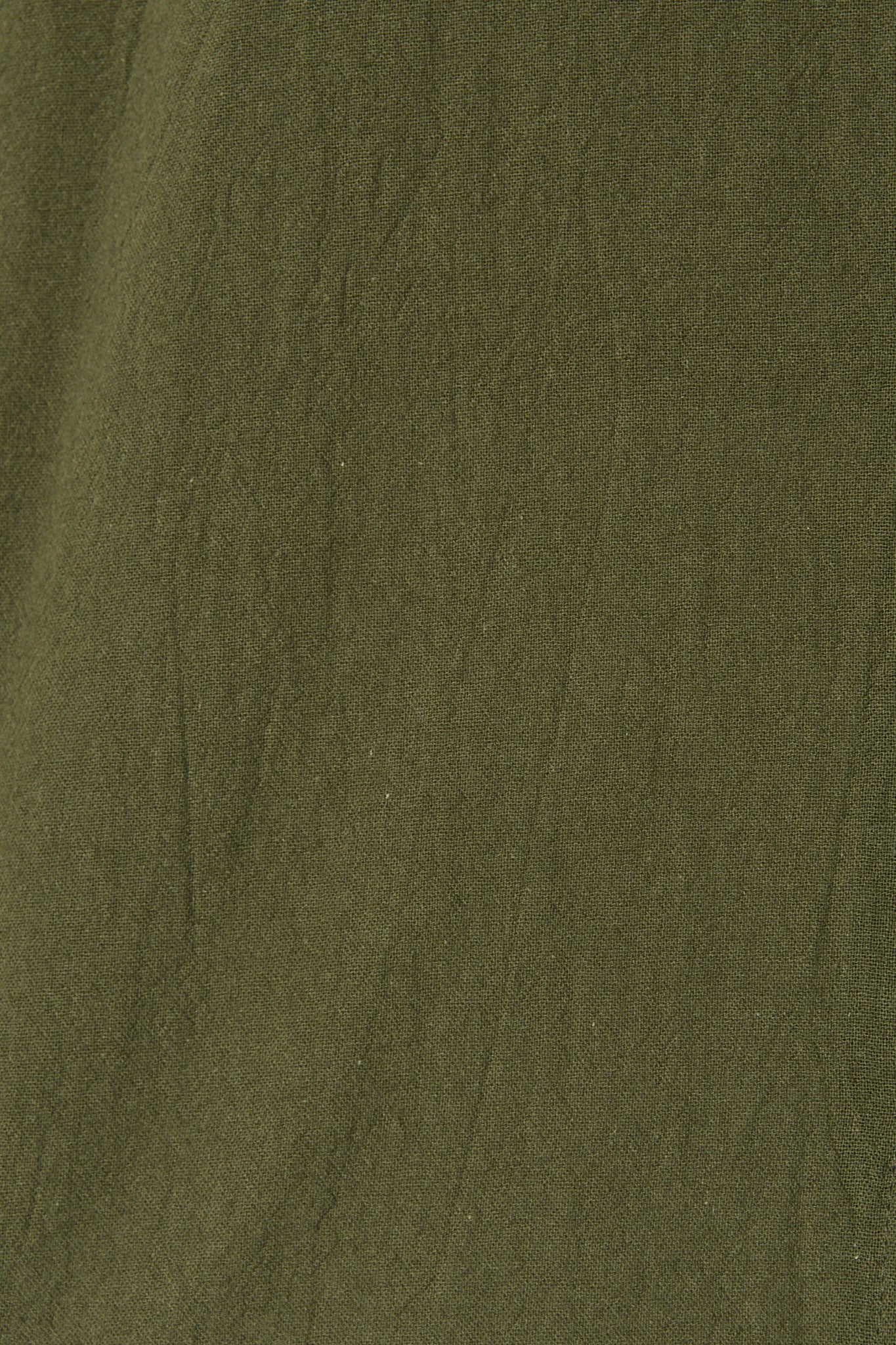 Lombard Top in Khaki Cotton Linen - Image 7