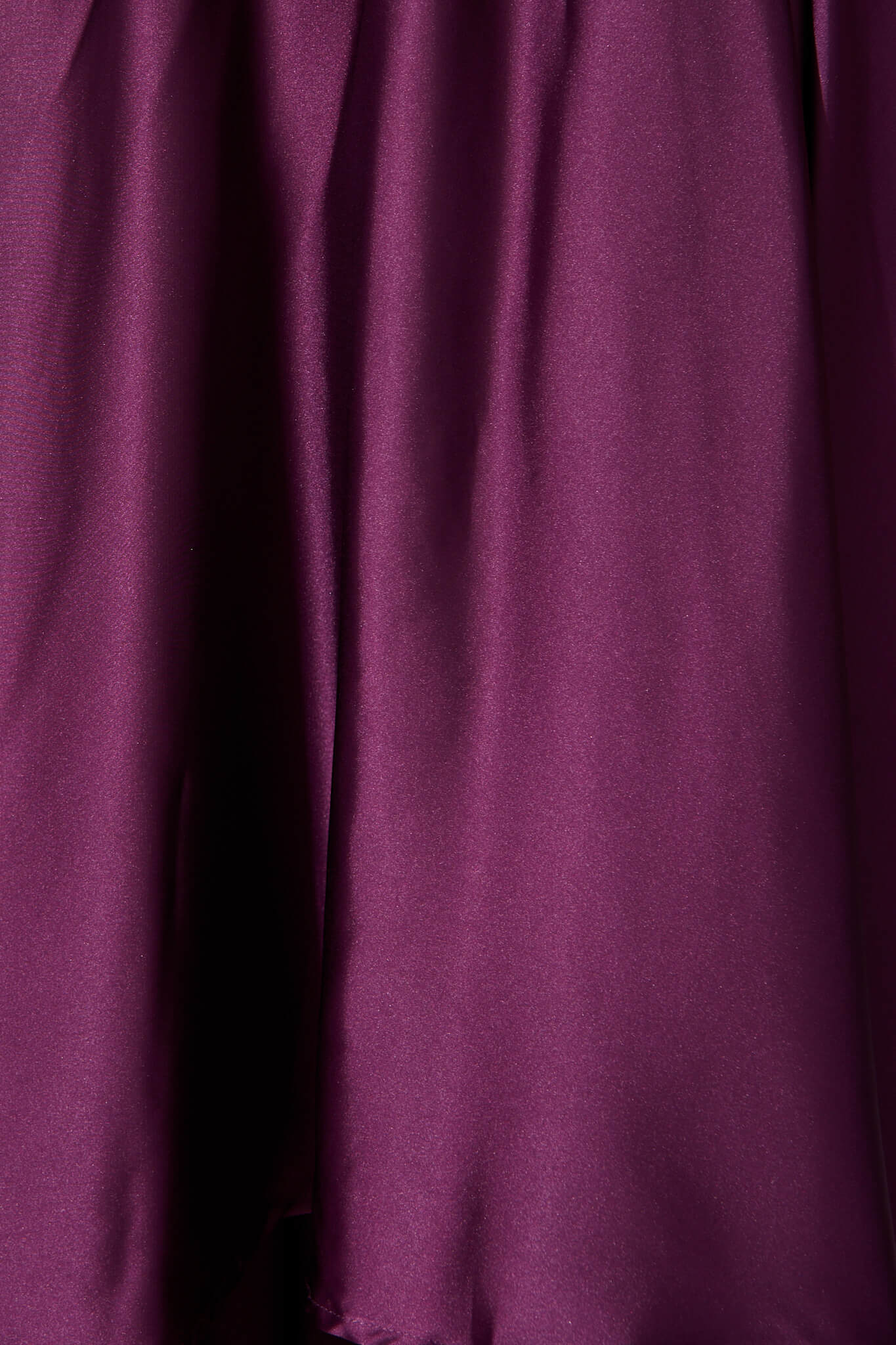 Loulou Maxi Dress in Plum Satin - Image 6
