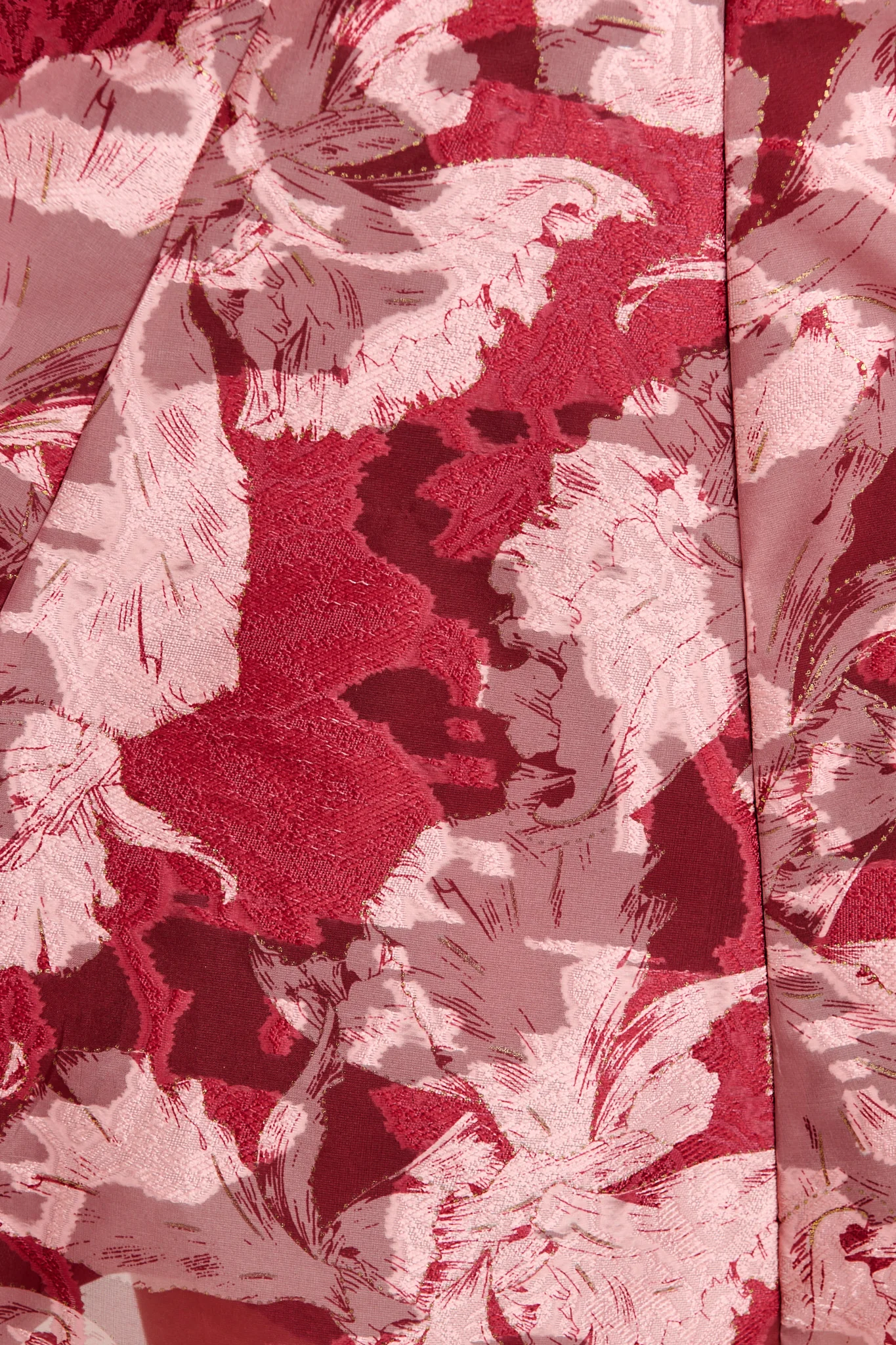 Love Emotions Dress in Wine Floral Organza - Image 6
