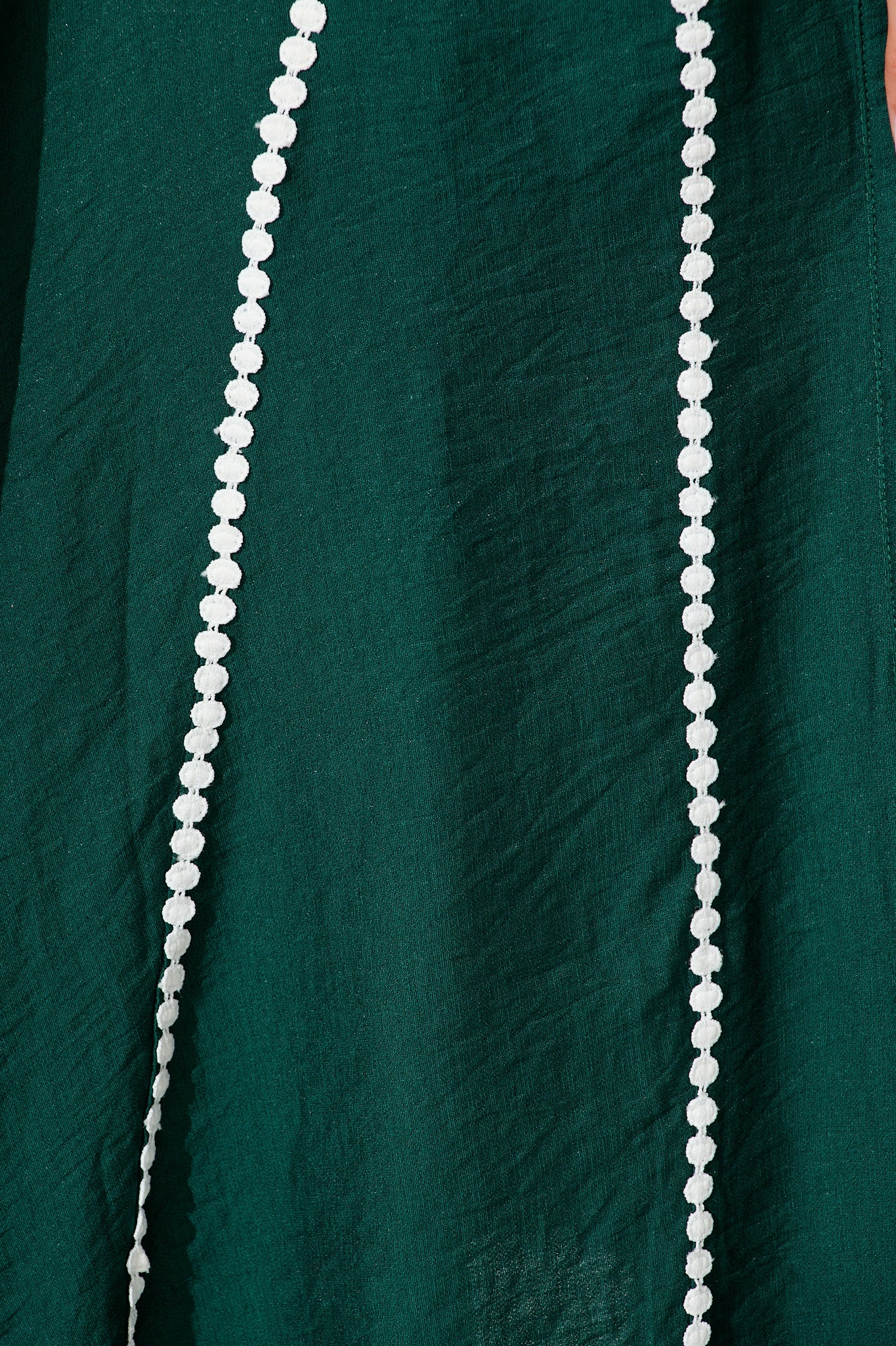 Lovingly Maxi Shirt Dress In Emerald Green - Image 6