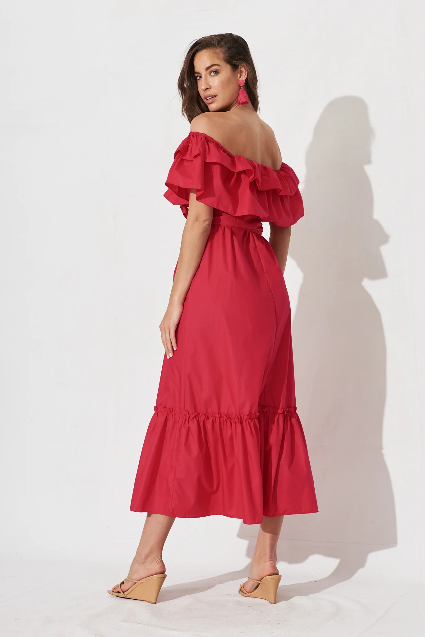 Lula Maxi Dress In Red - Image 10