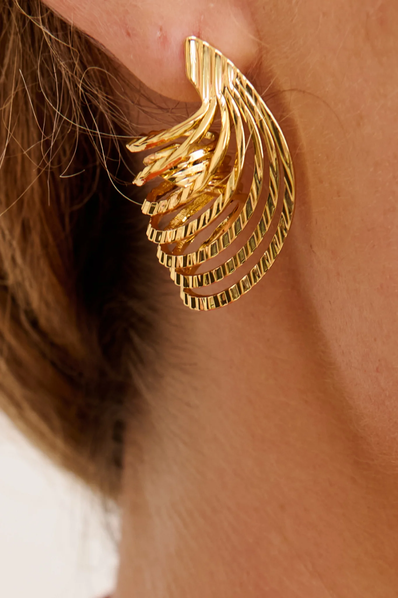 Lumi Earrings in Gold
