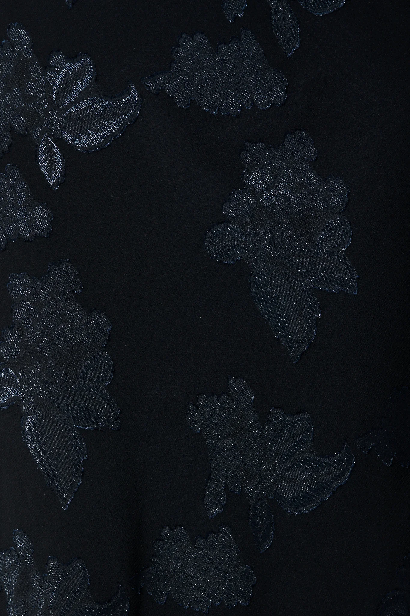 Lunar Romance Off Shoulder Maxi Dress in Navy Burnout Chiffon - Image 15