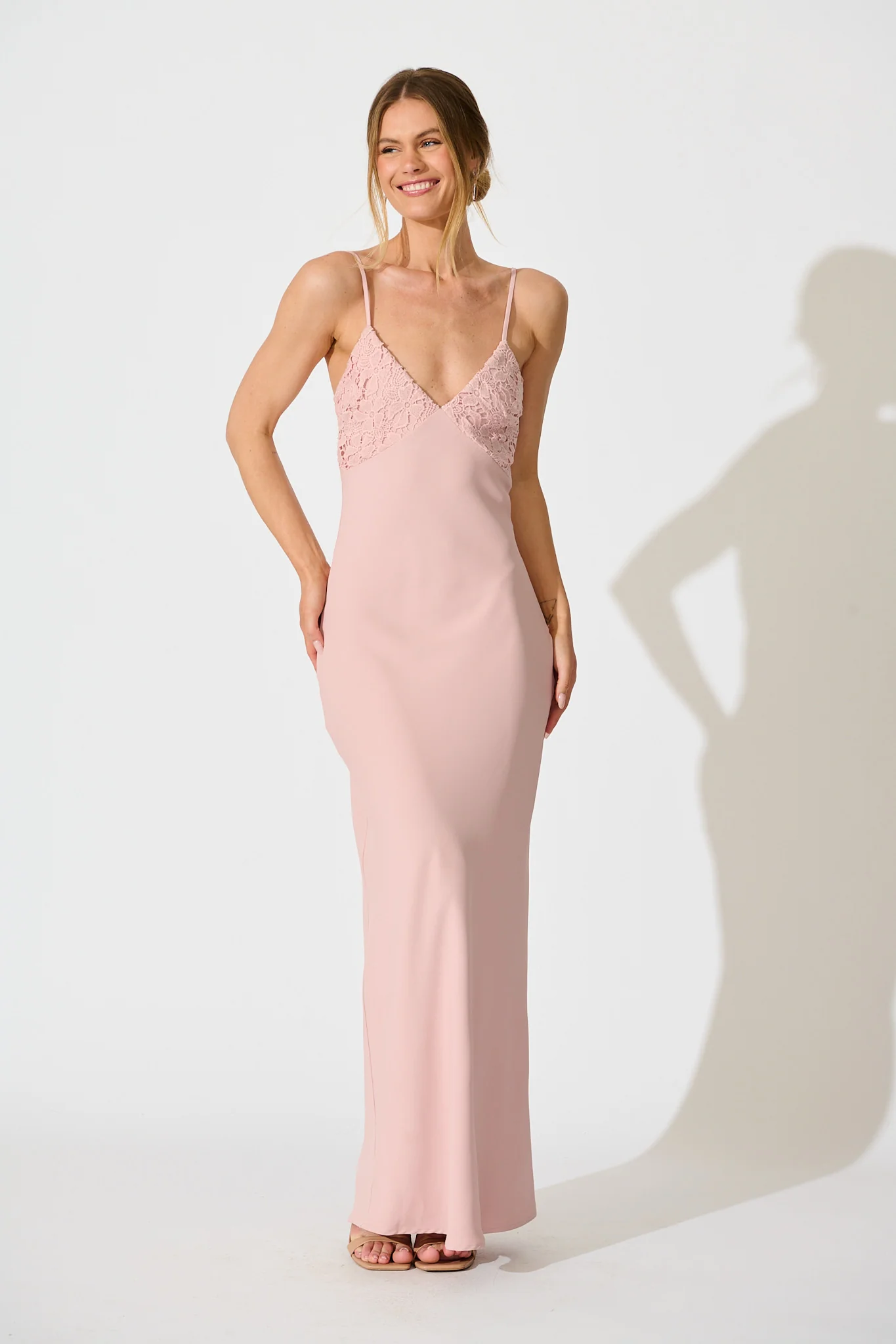 Lush Reverie Maxi Dress in Rose - Image 2