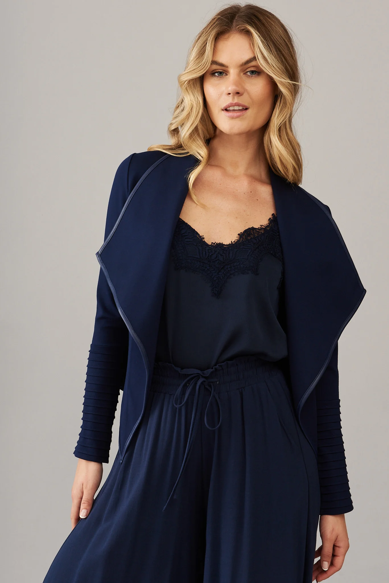 Lyndall Jacket In Navy - Image 3