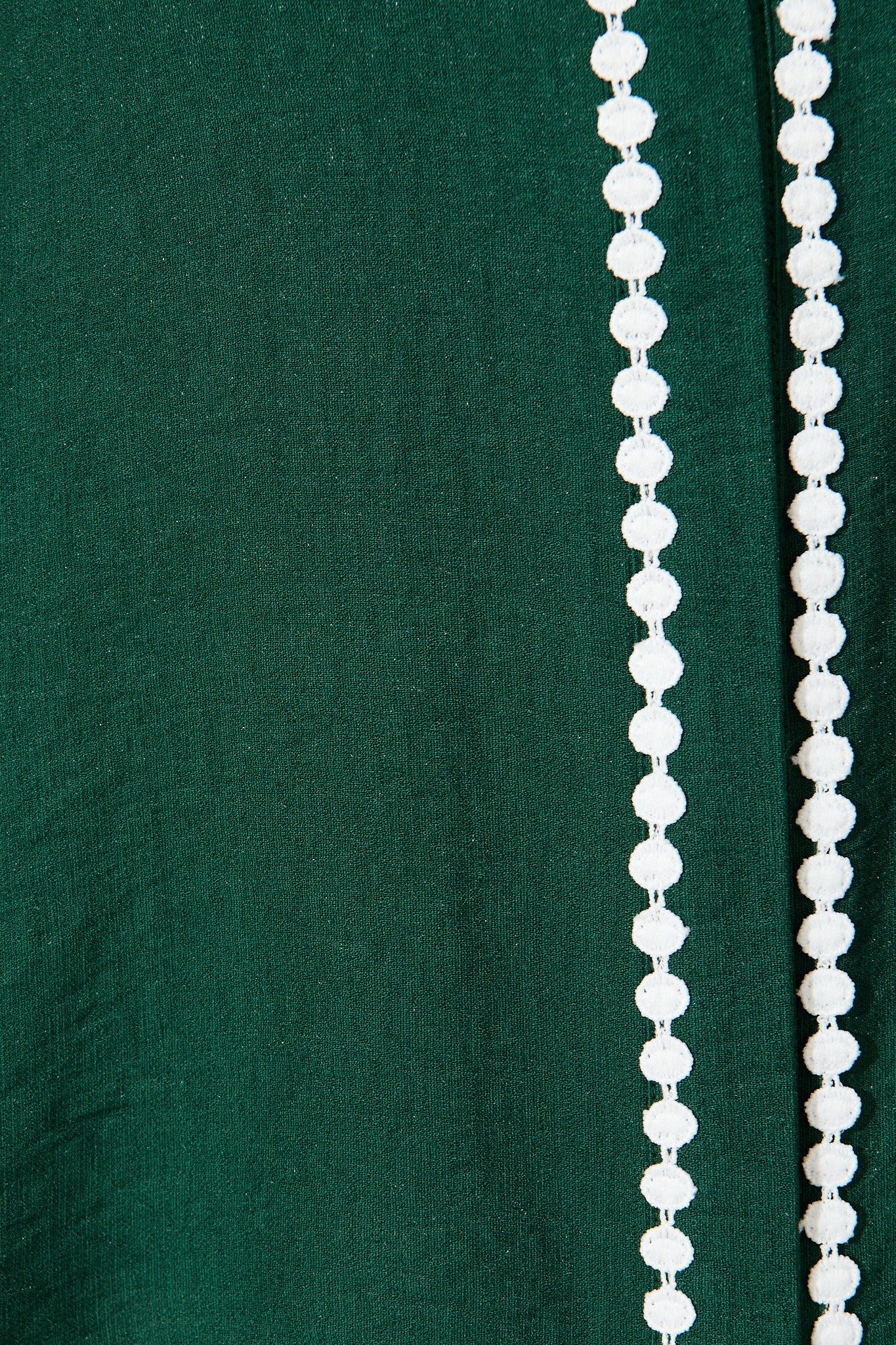 Lynelle Shirt in Emerald with White Contrast - Image 6