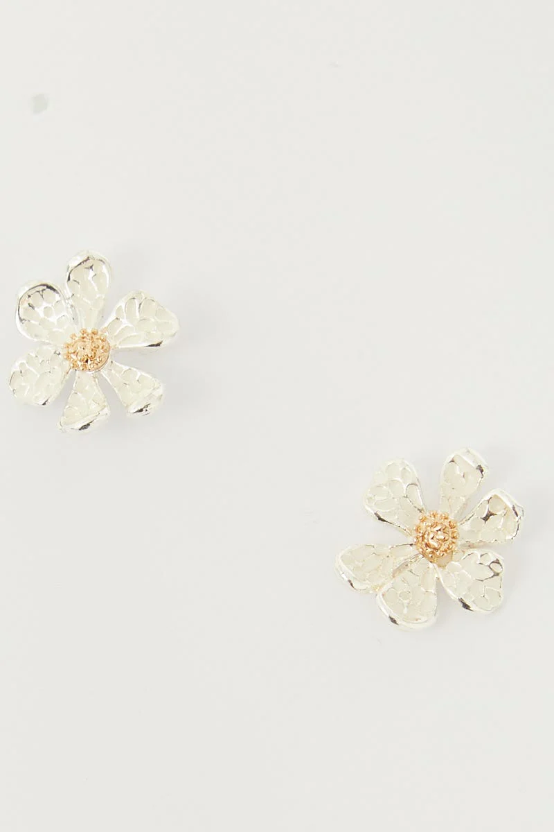 Mae Floral Earrings - Image 2