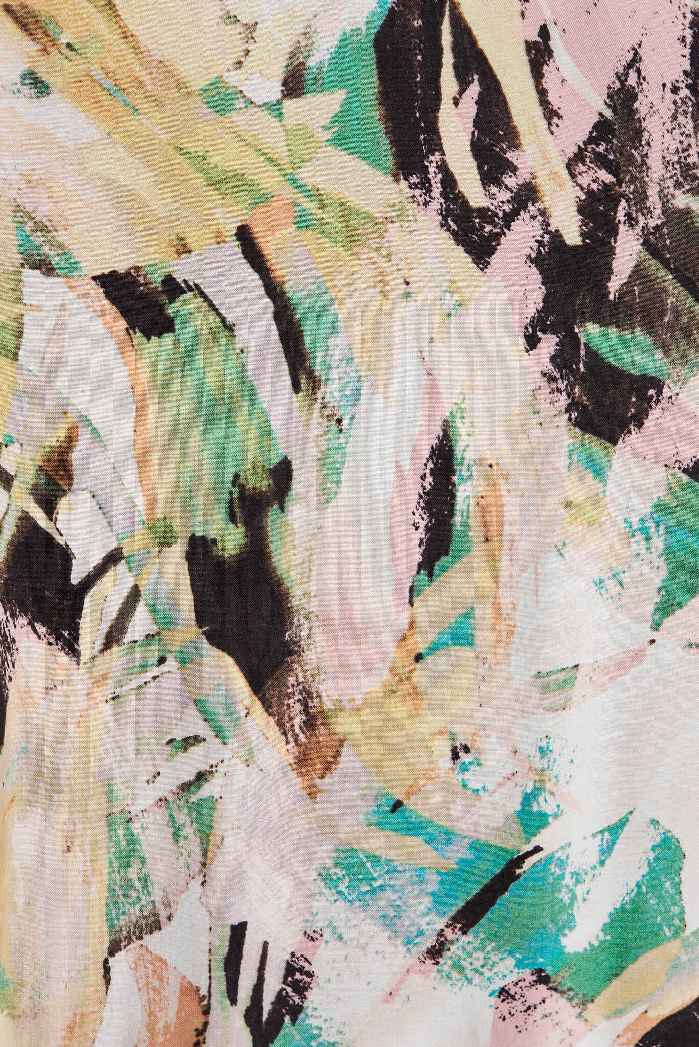 Mariah Pant In Multi Brushstroke Print - Image 9