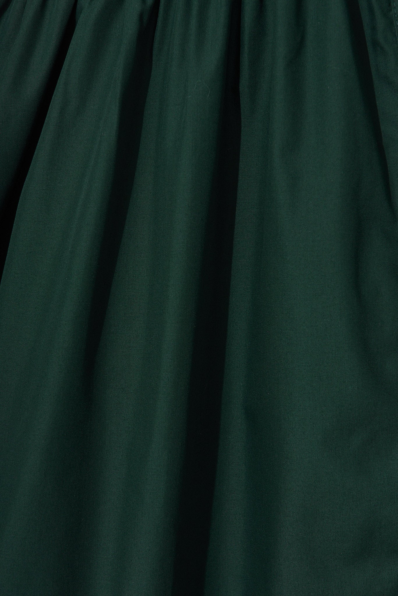 Marie Midi Shirt Dress In Emerald Cotton - Image 10