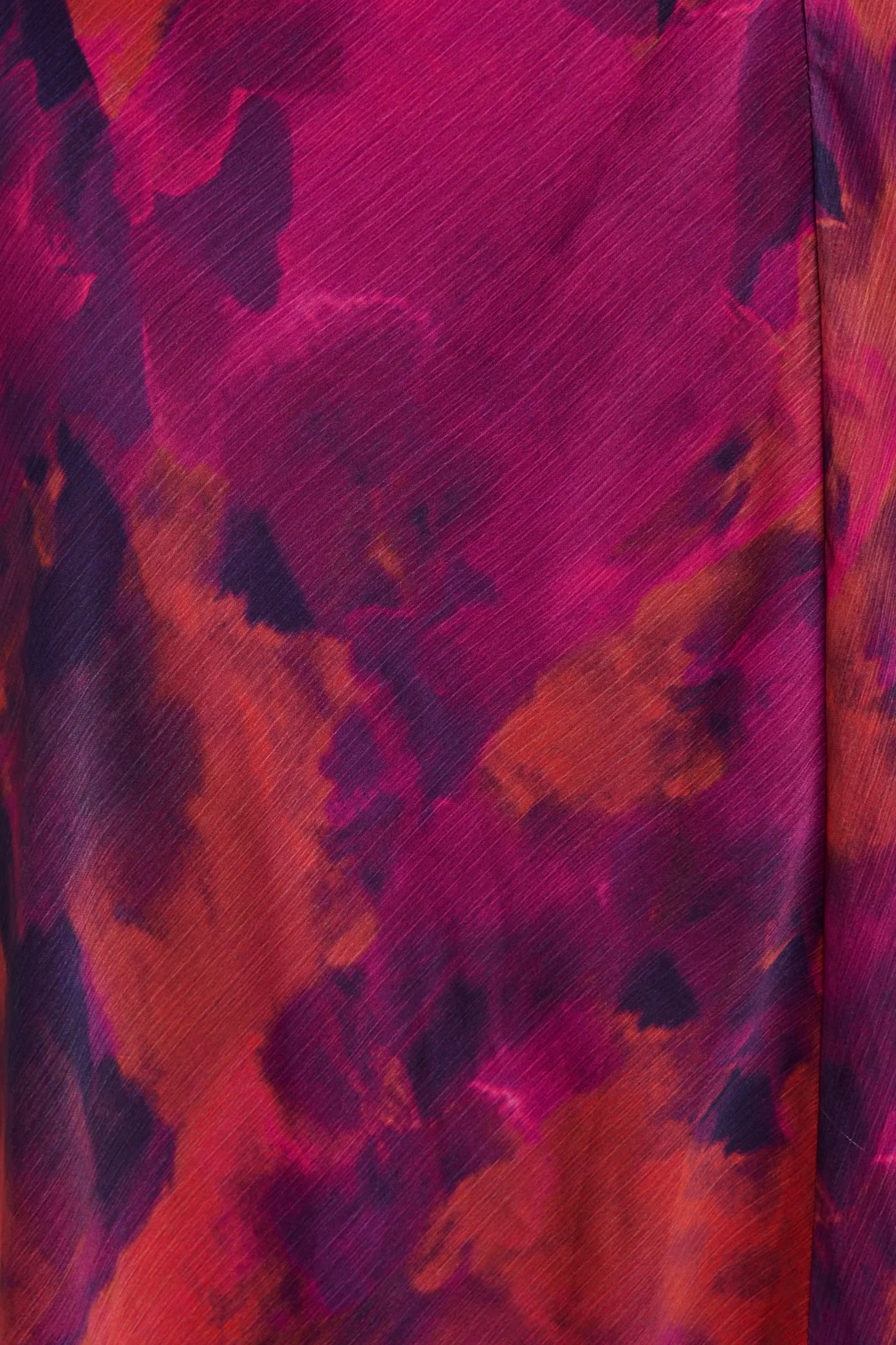 Marielle Off Shoulder Maxi Dress in Purple Watercolour Chiffon - Image 9