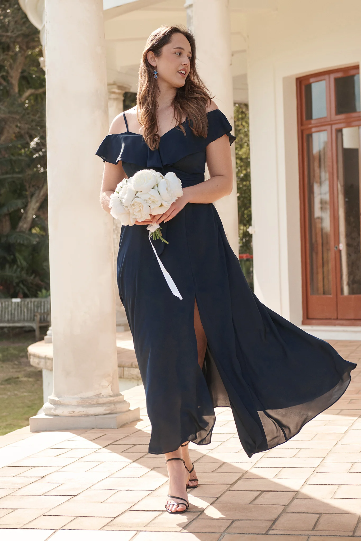 Marit Maxi Dress In Navy