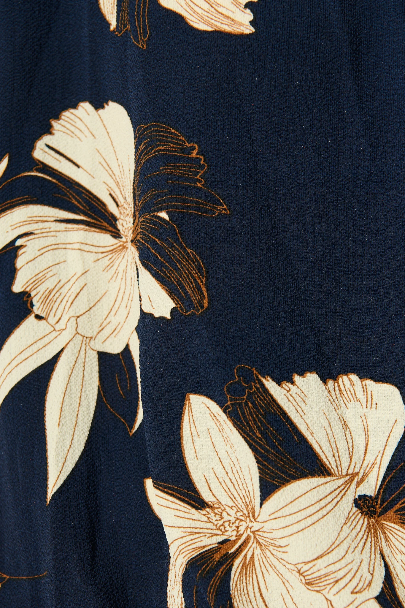 Marliboo Mock Wrap Top in Navy with Cream Floral - Image 6